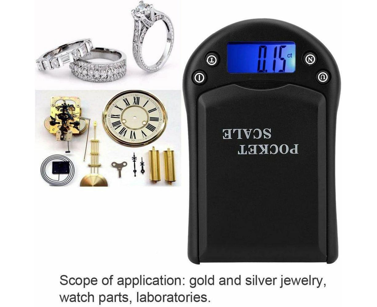 100g/0.01g Portable High Precision Electric Jewelry Scale with Digital Display, Digital Precision Scale Jewelry Scale for Jewelry, Scale - Image 4