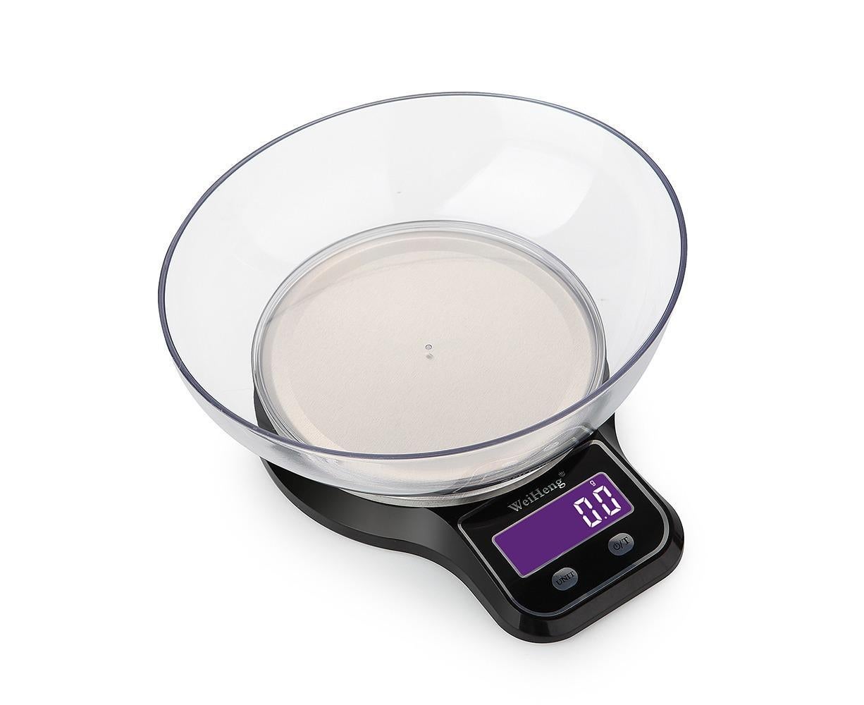 WeiHeng 1g to 5kg Kitchen Food Scale with Weighing Bowl Variant Size Value 1g to 5kg - Image 1