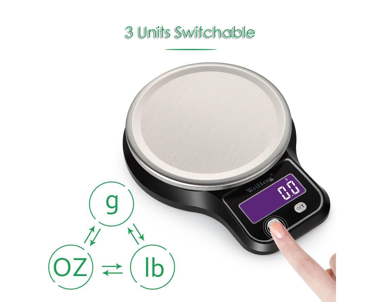 WeiHeng 1g to 5kg Kitchen Food Scale with Weighing Bowl Variant Size Value 1g to 5kg - Image 2