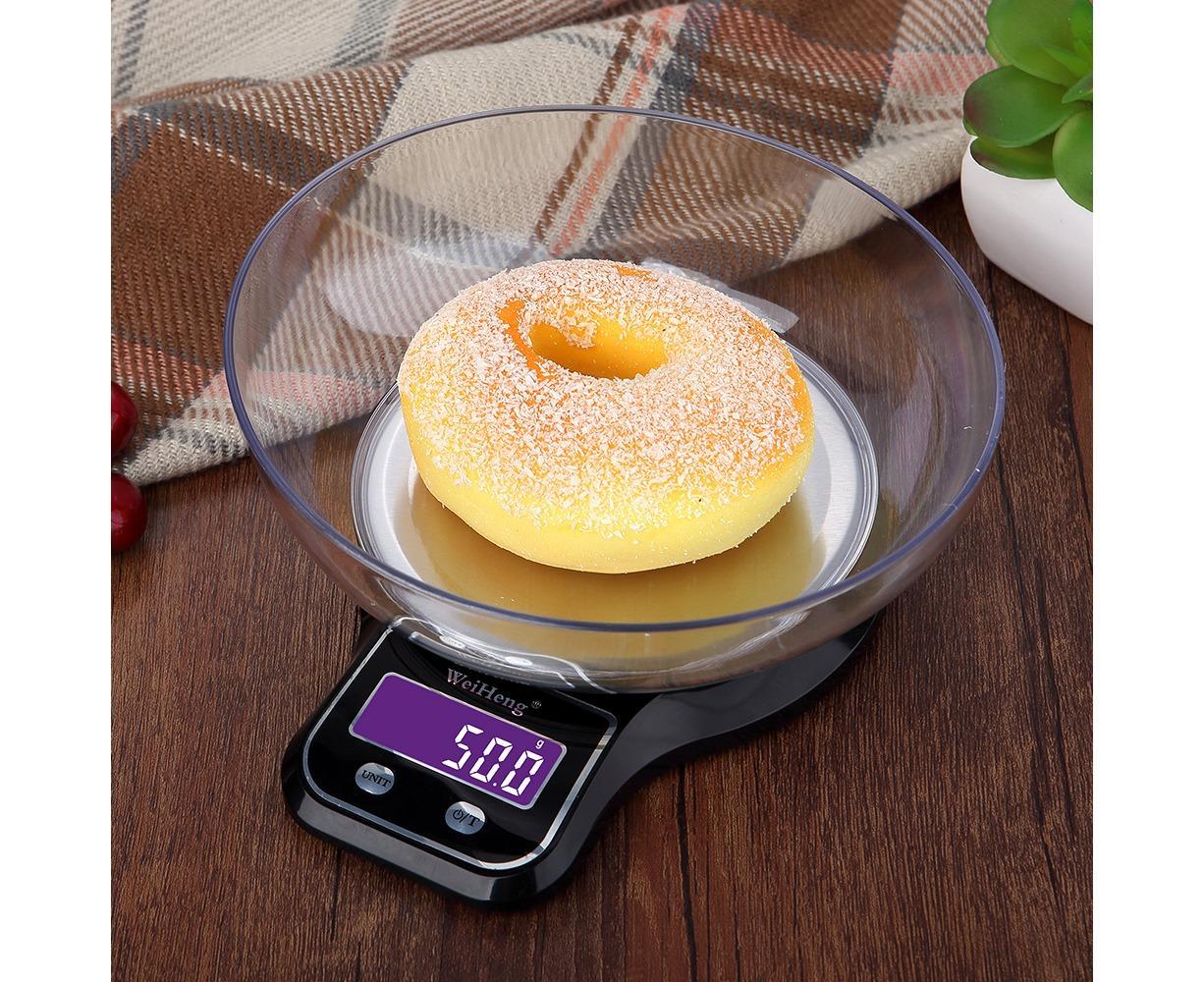 WeiHeng 1g to 5kg Kitchen Food Scale with Weighing Bowl Variant Size Value 1g to 5kg - Image 4