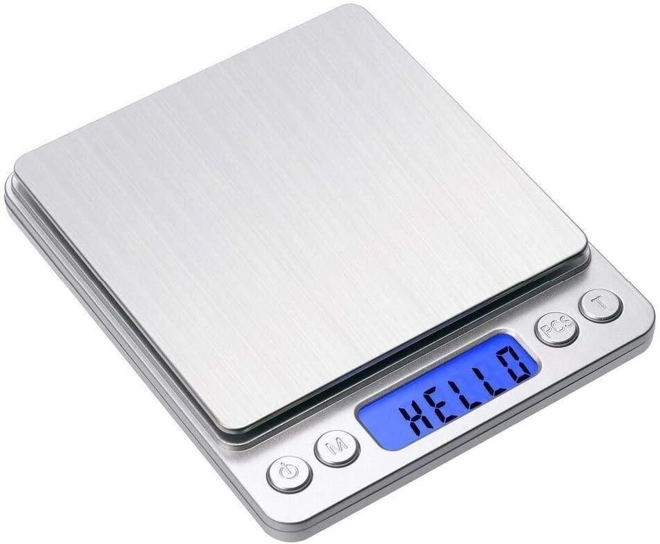 Precision Scale Mini Gram Jewelry Food Scale 500g/01g - Digital Kitchen Scale - Image 1