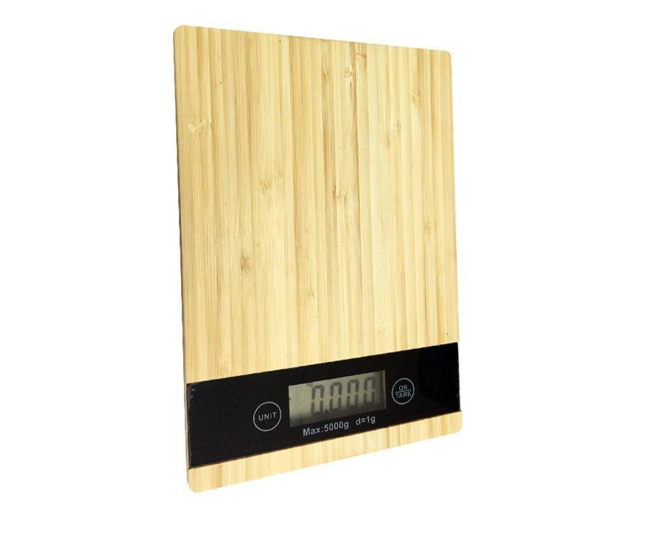 New 5kg food medicine scale baking electronic scale home gram weight scale bamboo panel home kitchen electronic scale Bamboo panel 5kg/1g - Image 6
