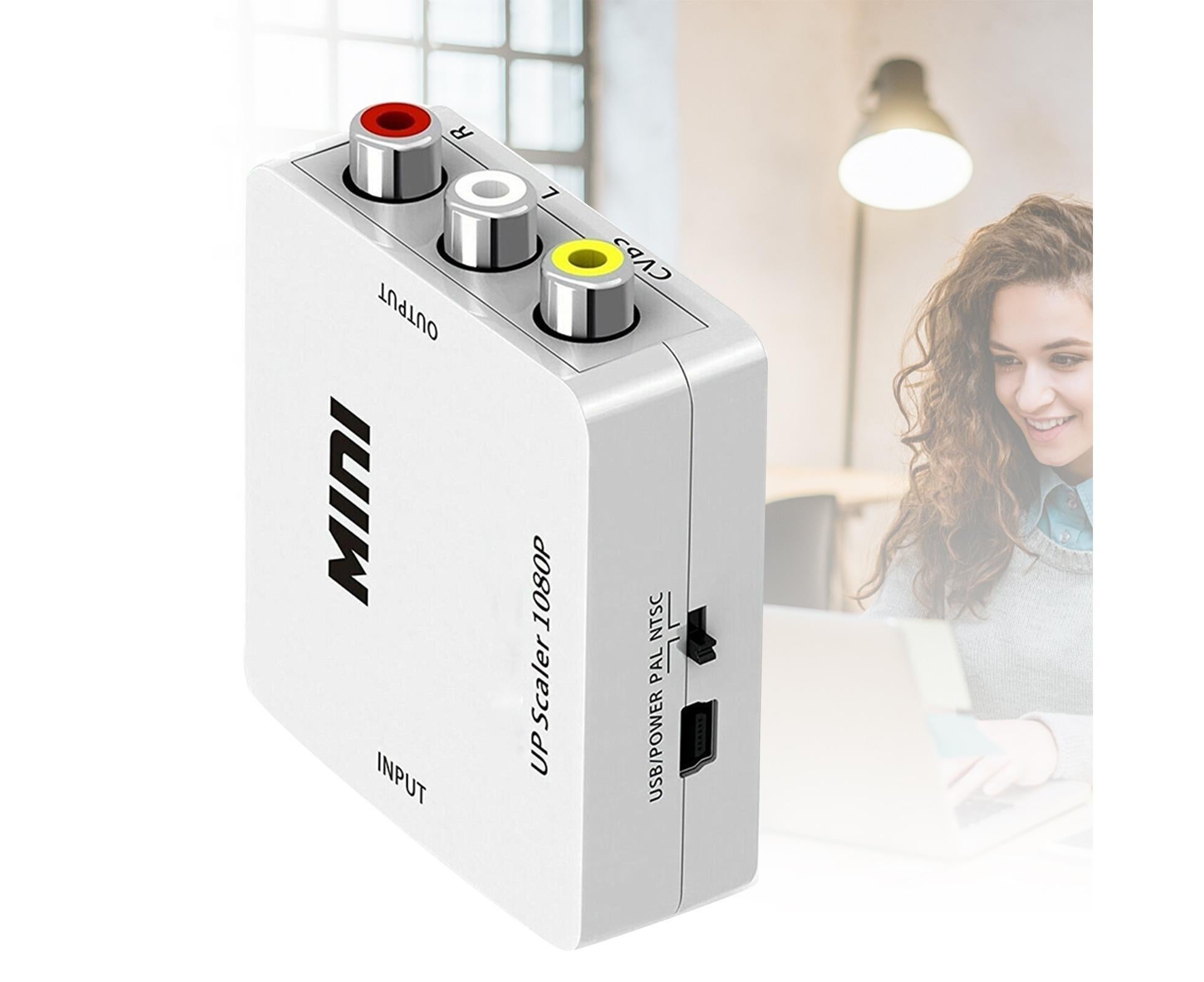 Audio Converter Harmless Environmentally Friendly Lightweight No Power Converter for DVD - White - Image 1