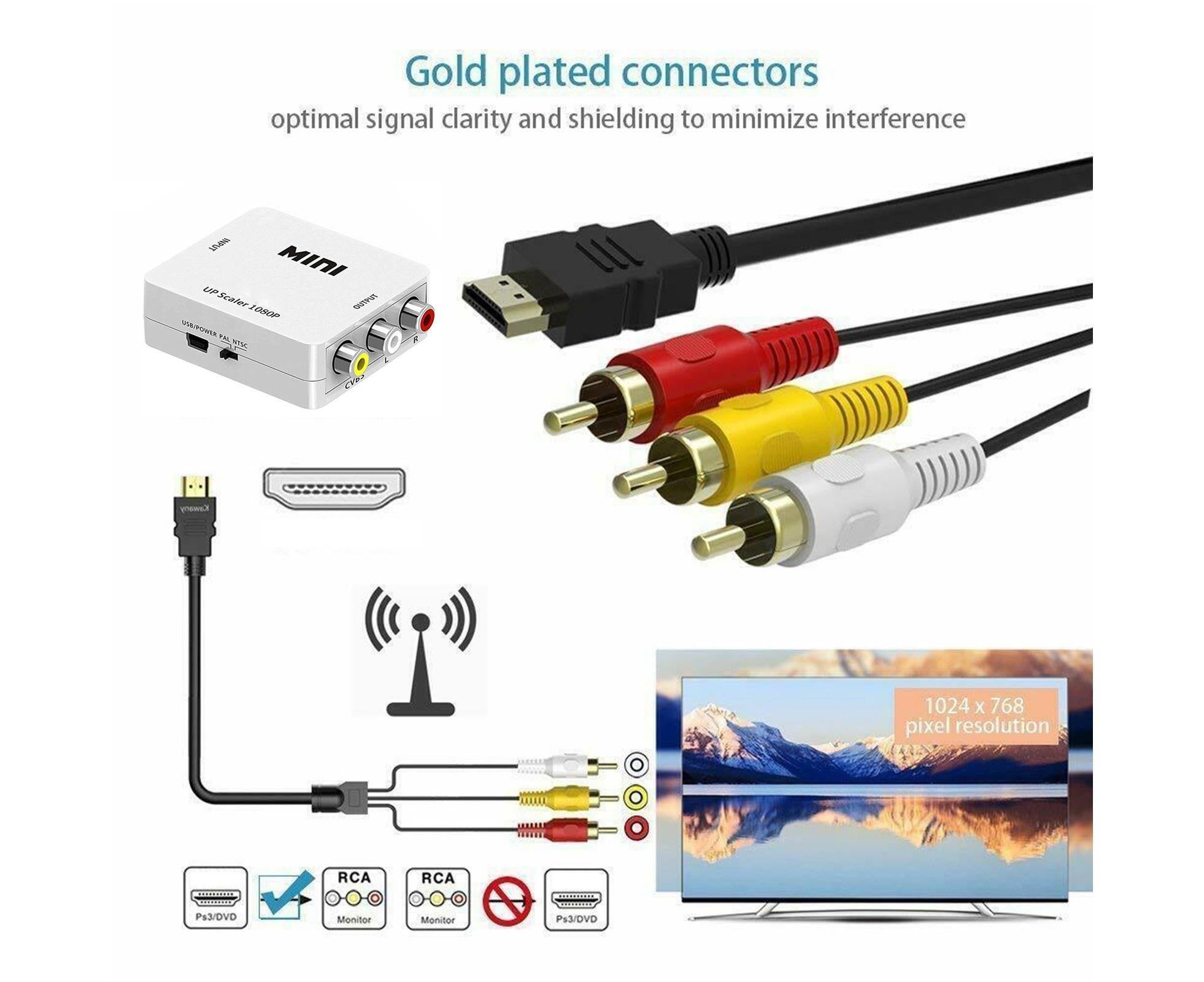 Audio Converter Harmless Environmentally Friendly Lightweight No Power Converter for DVD - White - Image 7