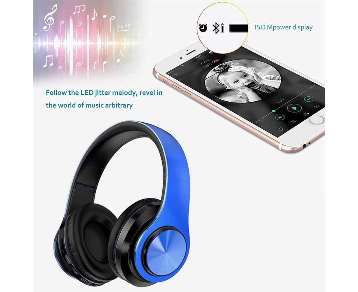 Bluetooth Headphones Wireless Headphones Over Ear with Microphone - Image 4
