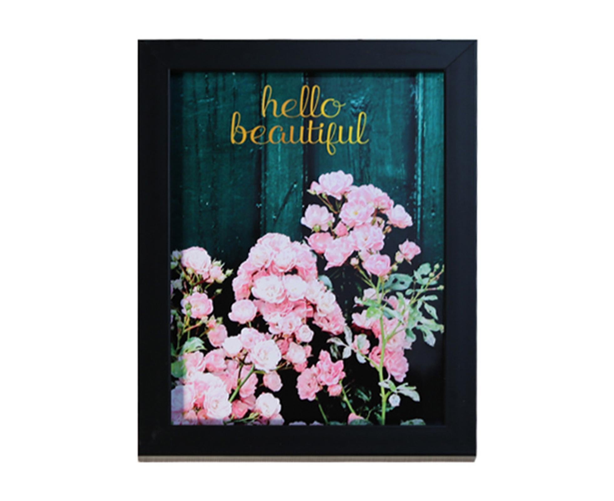 1 Set 5 Inch Photo Frame Patchwork Waterproof Thickened Decorative Foam Wall Hanging Photo Display Frame Household Supply - Black - Image 3