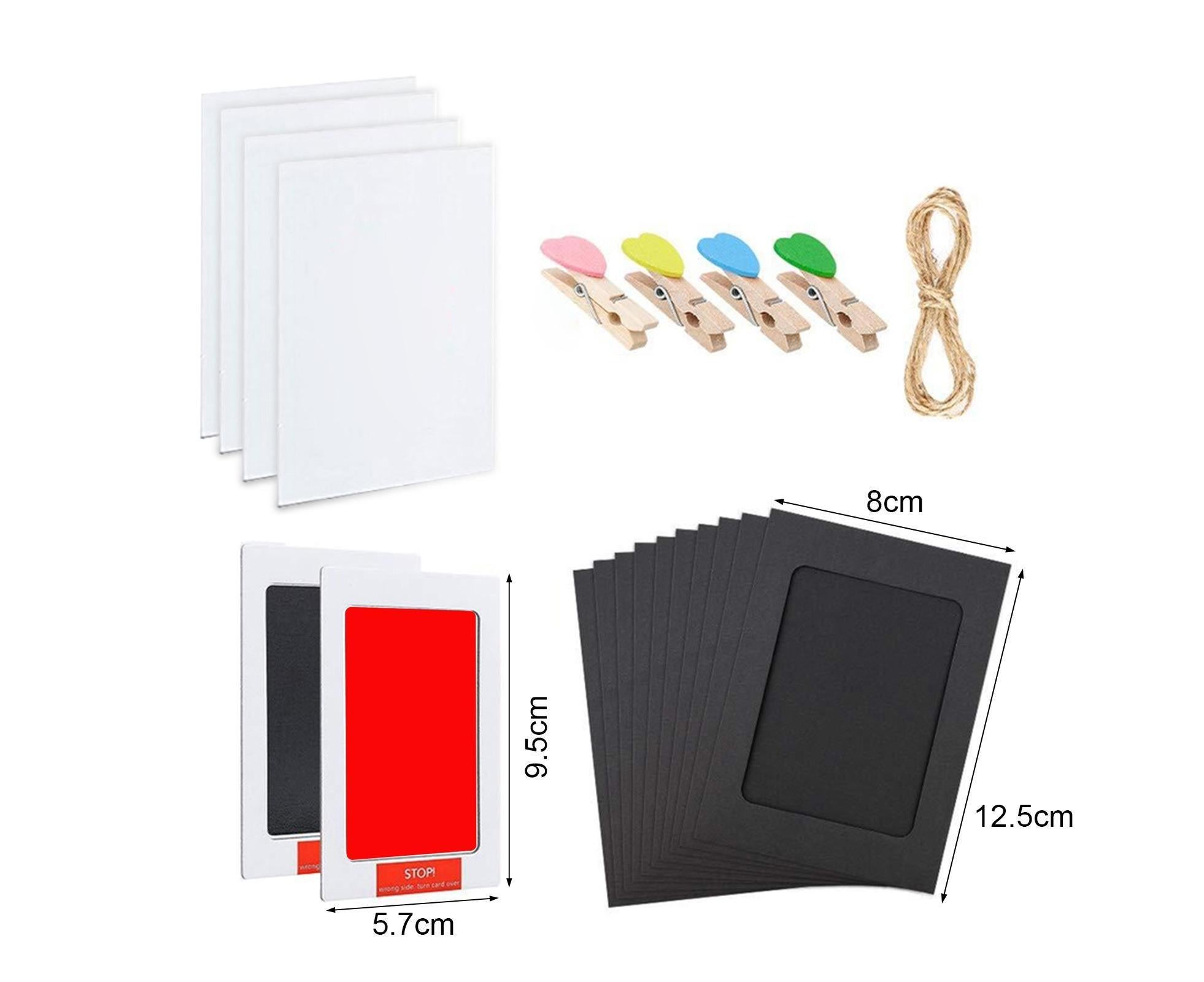 1 Set babies Handprint Pad Wash Free DIY Multi-purpose Pet Footprint Photo Frame with Ink Photography Prop - Image 2