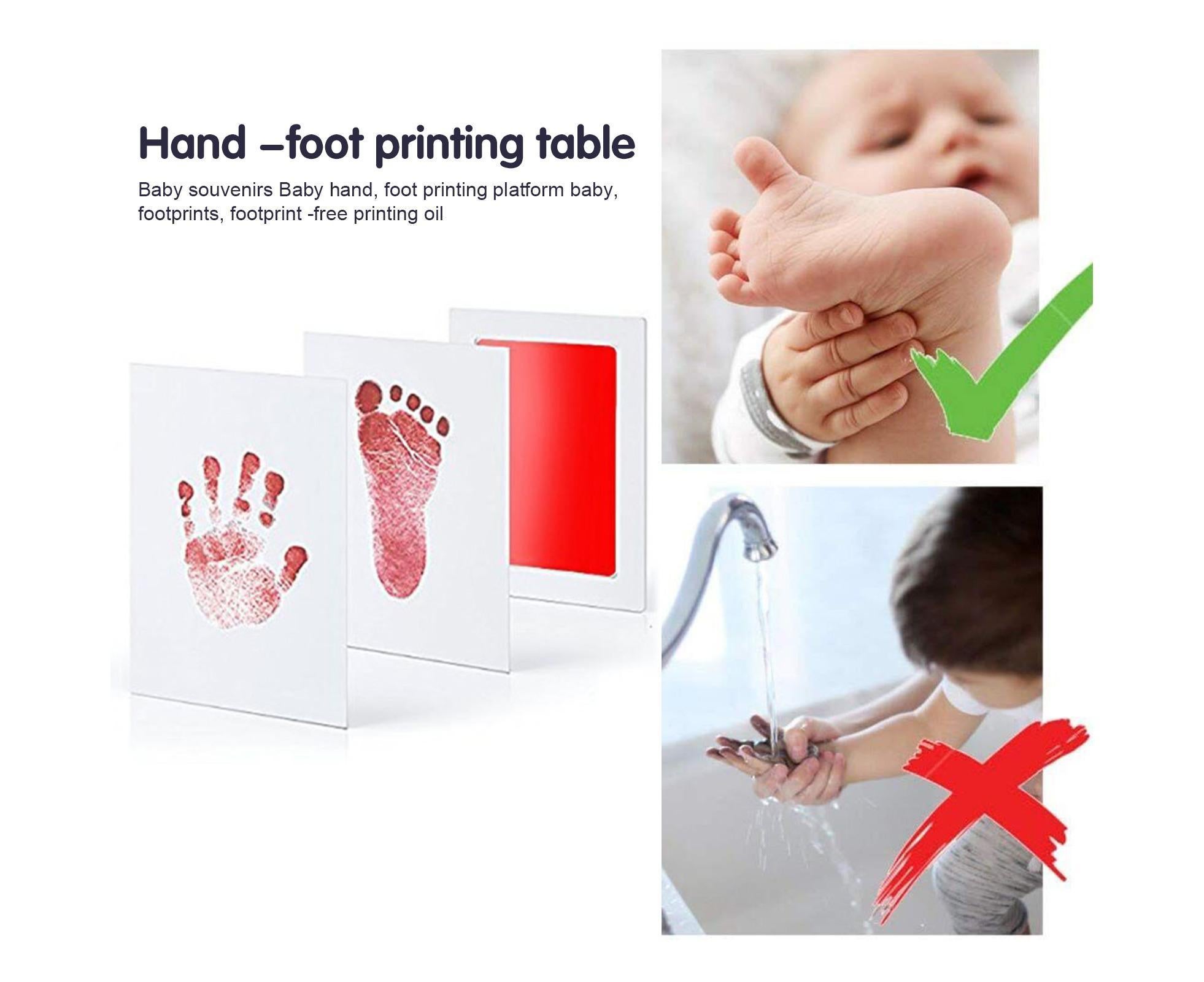 1 Set babies Handprint Pad Wash Free DIY Multi-purpose Pet Footprint Photo Frame with Ink Photography Prop - Image 6