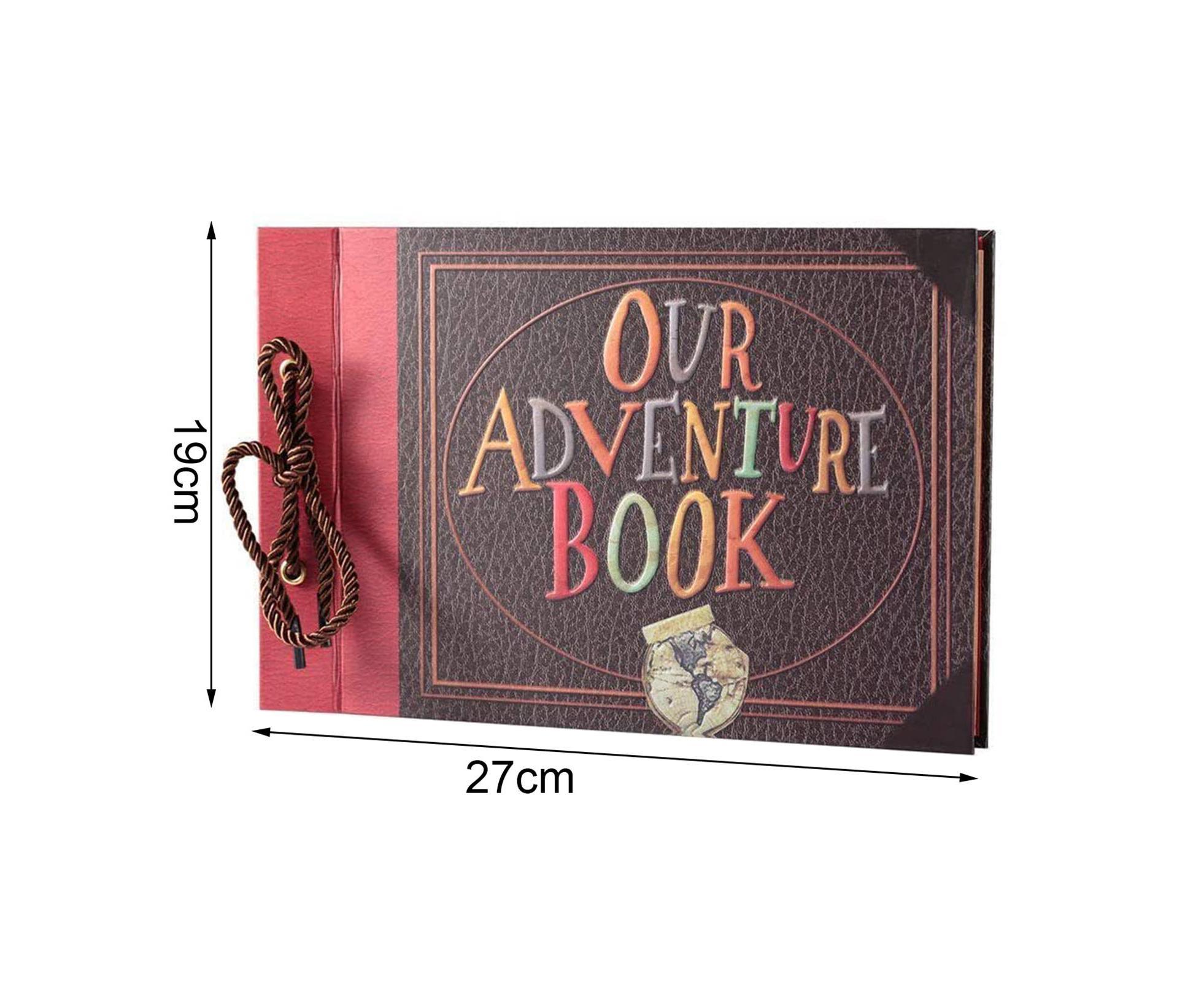 1 Set Photo Album Vintage Design Adventure Book Creative DIY Scrapbook Album for Weddings Travel Family - Image 2