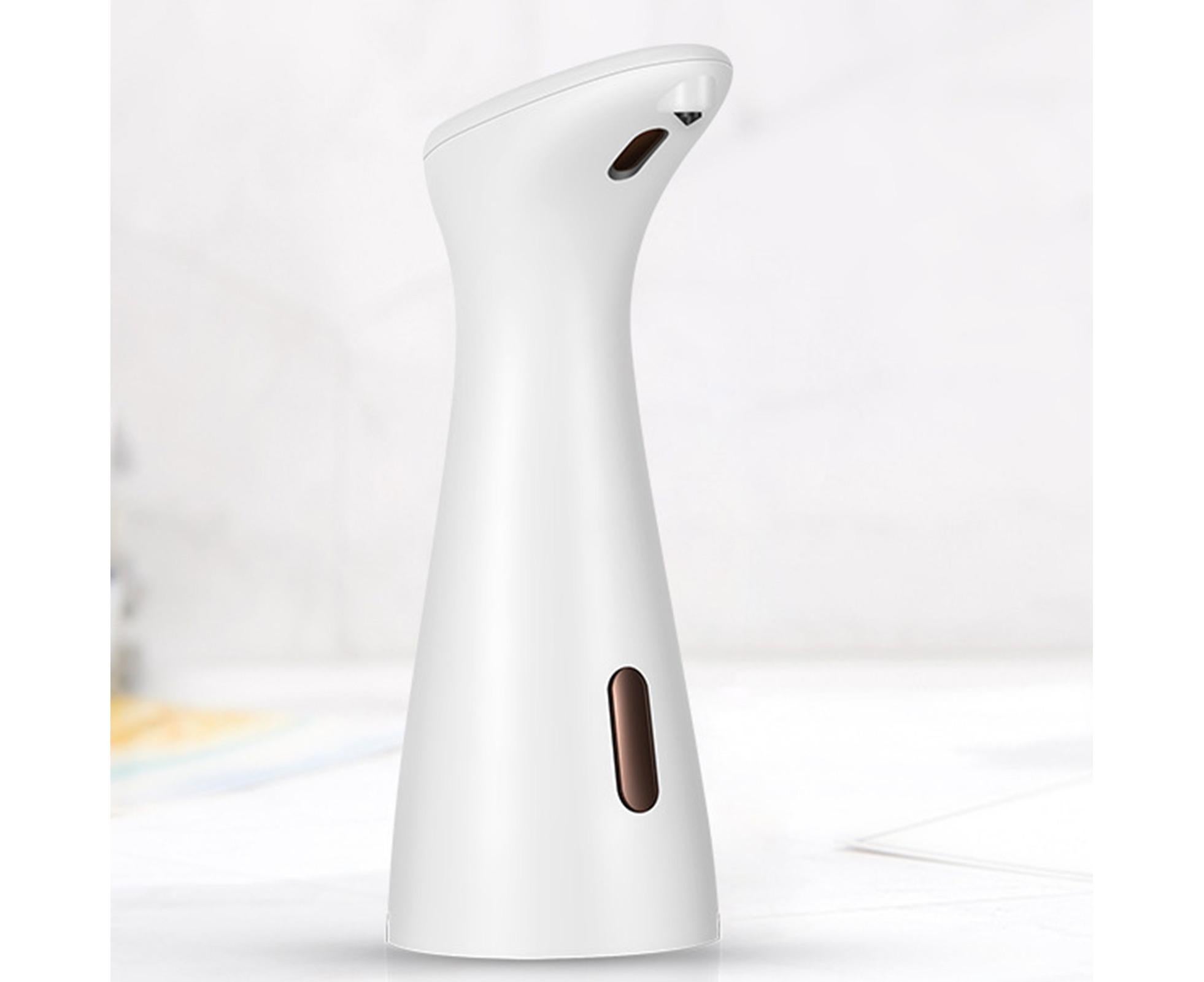 200ml Automatic Sanitizer Dispenser Quick Response Sensitive Hands Free Electric Large Capacity Dispense Soap Non-contact Sensor Leak-proof Soap Dispenser - White - Image 5