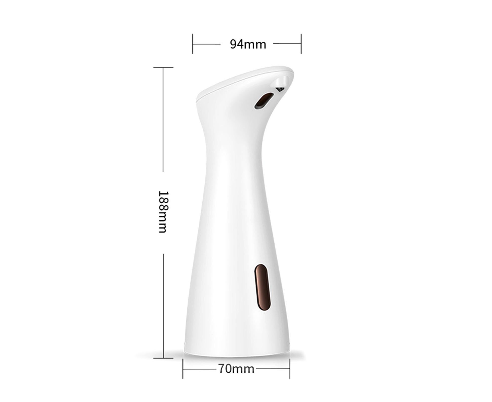 200ml Automatic Sanitizer Dispenser Quick Response Sensitive Hands Free Electric Large Capacity Dispense Soap Non-contact Sensor Leak-proof Soap Dispenser - White - Image 7