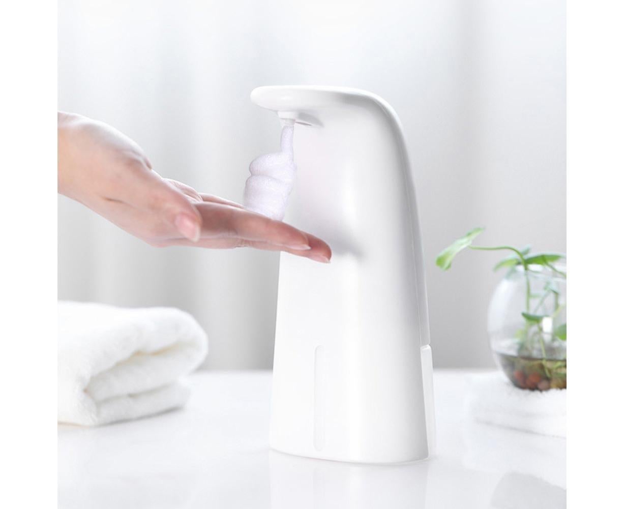 250ml Bathroom Kitchen Touchless Smart Sensor Automatic Liquid Soap Dispenser-White - Image 2