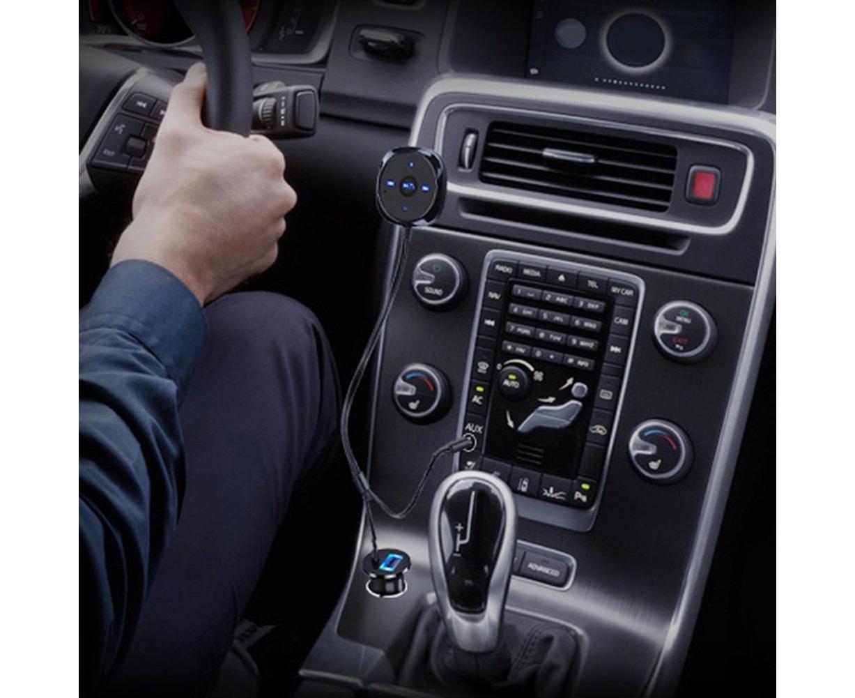 Bluetooth Wireless Receiver Adapter Dongle for Car Stereo Audio Speaker Charger - Black - Image 2