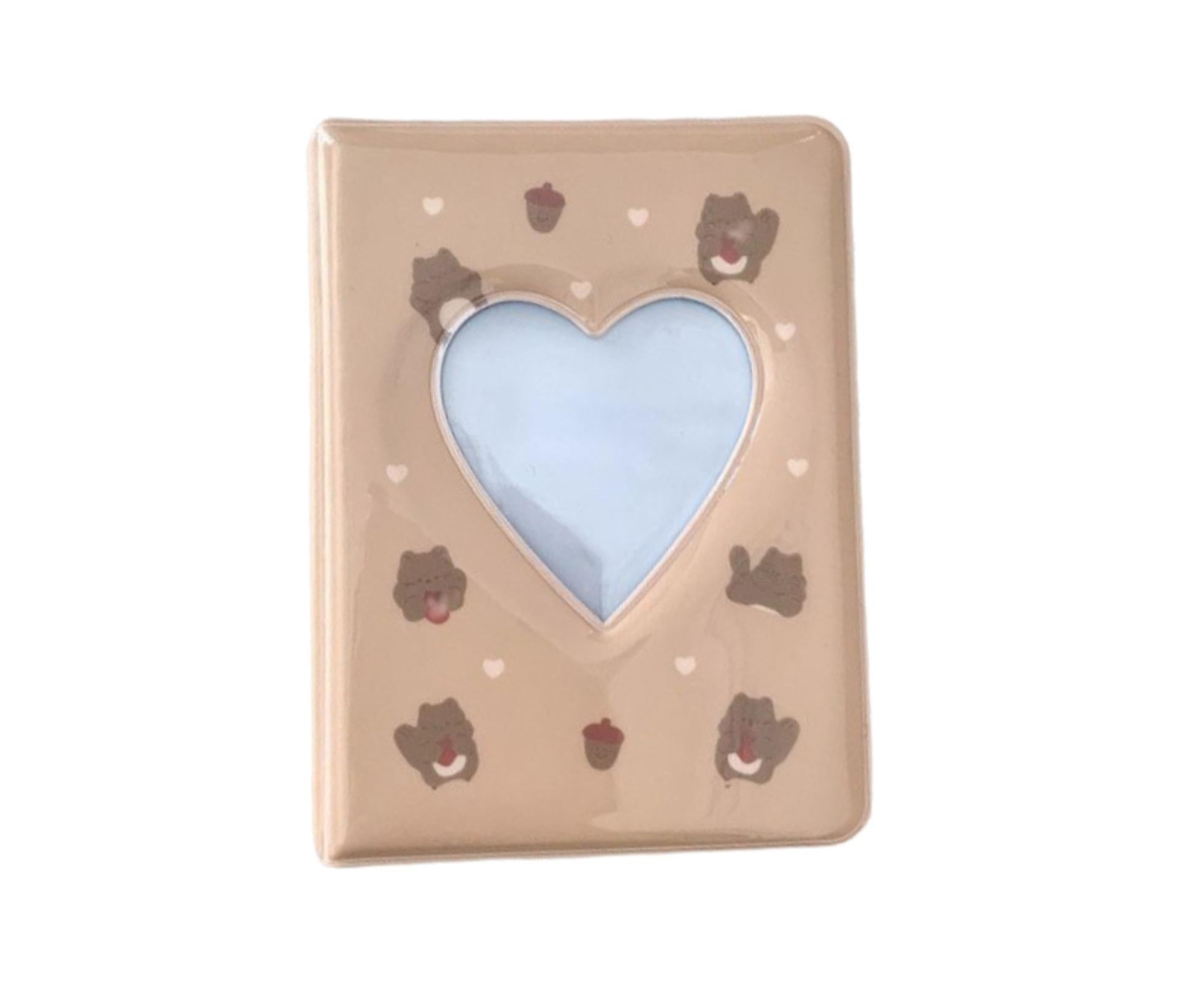 3 Inch 40 Pockets Card Book Waterproof Mini Cartoon Animal Photo Album Storage Pouch Dormitory Supplies - Image 1