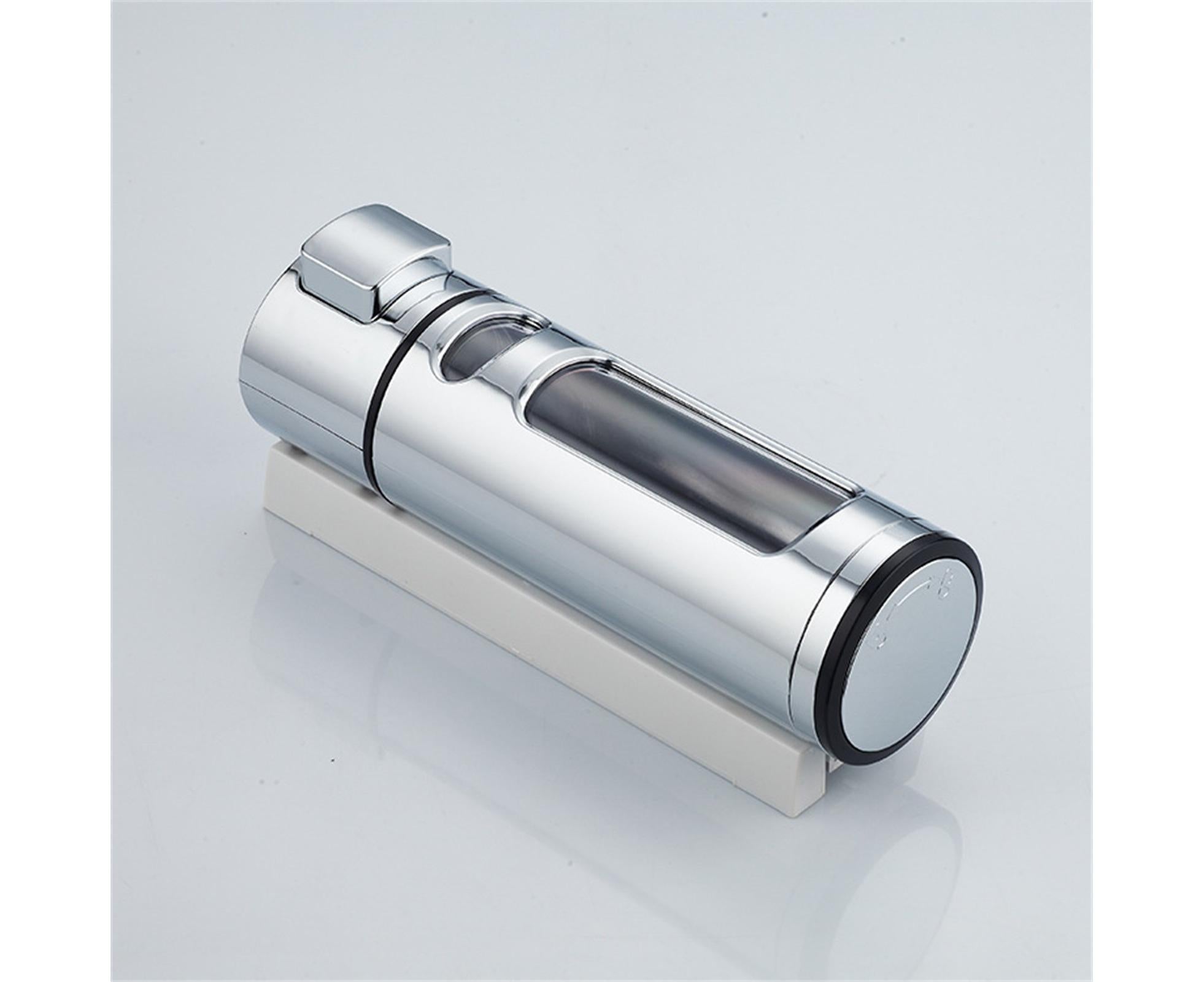 400ml Liquid Soap Dispenser Sturdy Press Type Wall Mounted Hand Wash Soap Dispenser for Bathroom-Silver - Image 3