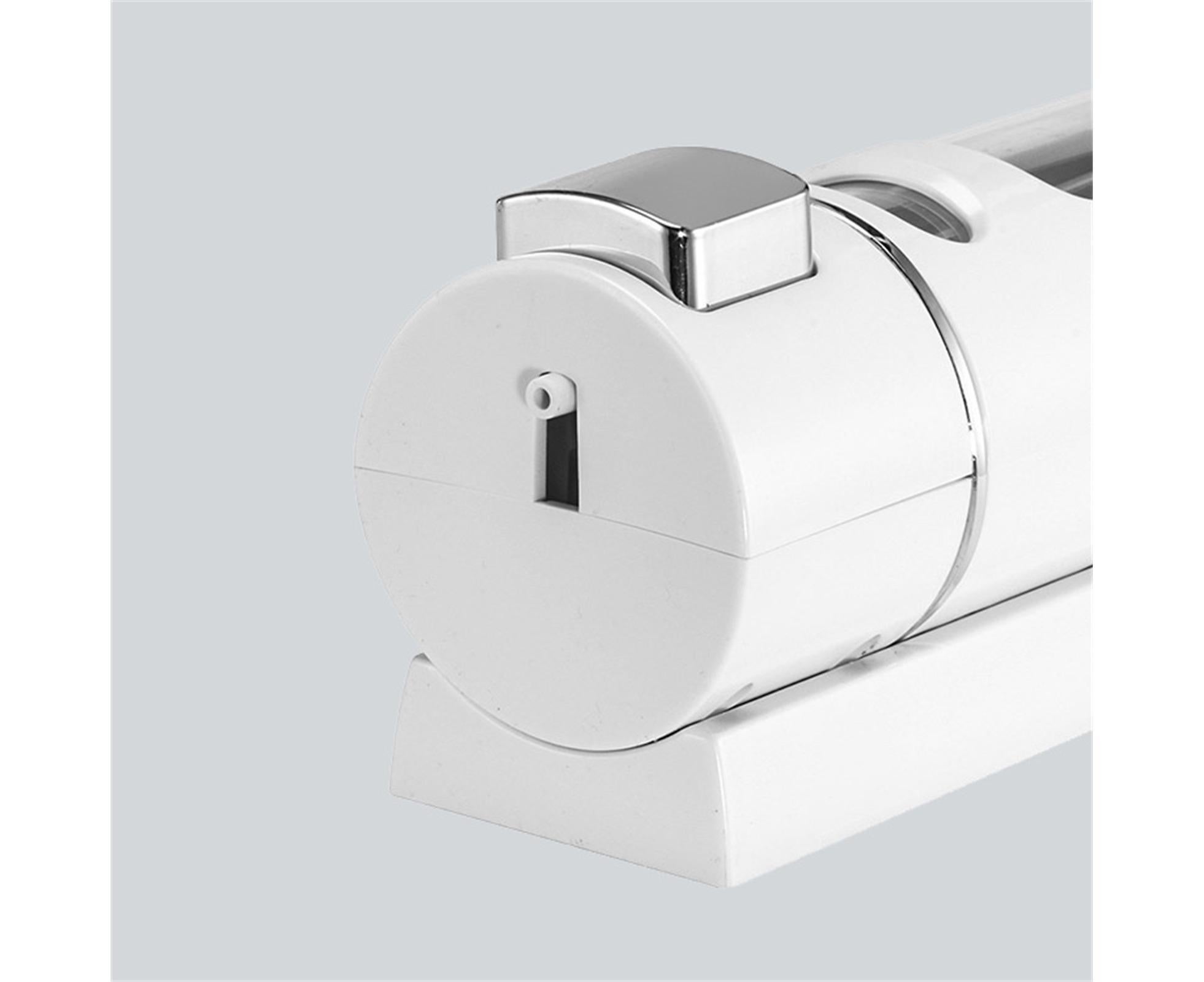 400ml Liquid Soap Dispenser Sturdy Press Type Wall Mounted Hand Wash Soap Dispenser for Bathroom-White - Image 7