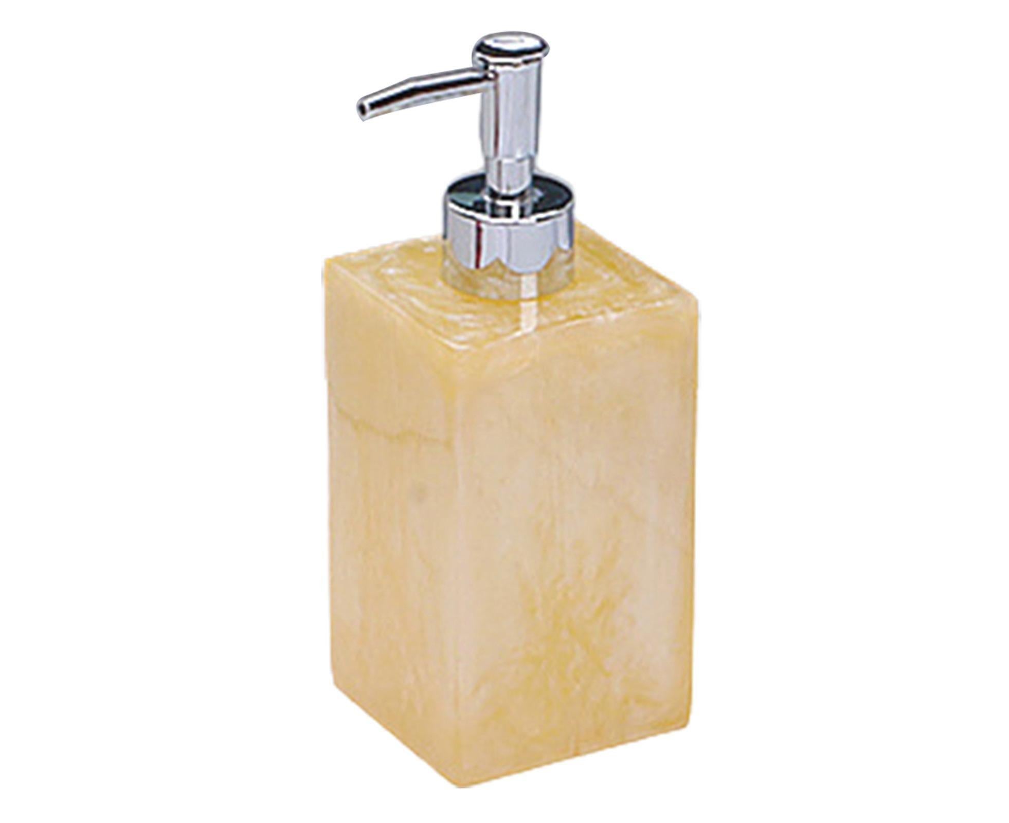 500ml Empty Hand Sanitizer Bottle Refillable Versatile Resin Marbling Press Lotion Dispenser for Bathroom - Image 1