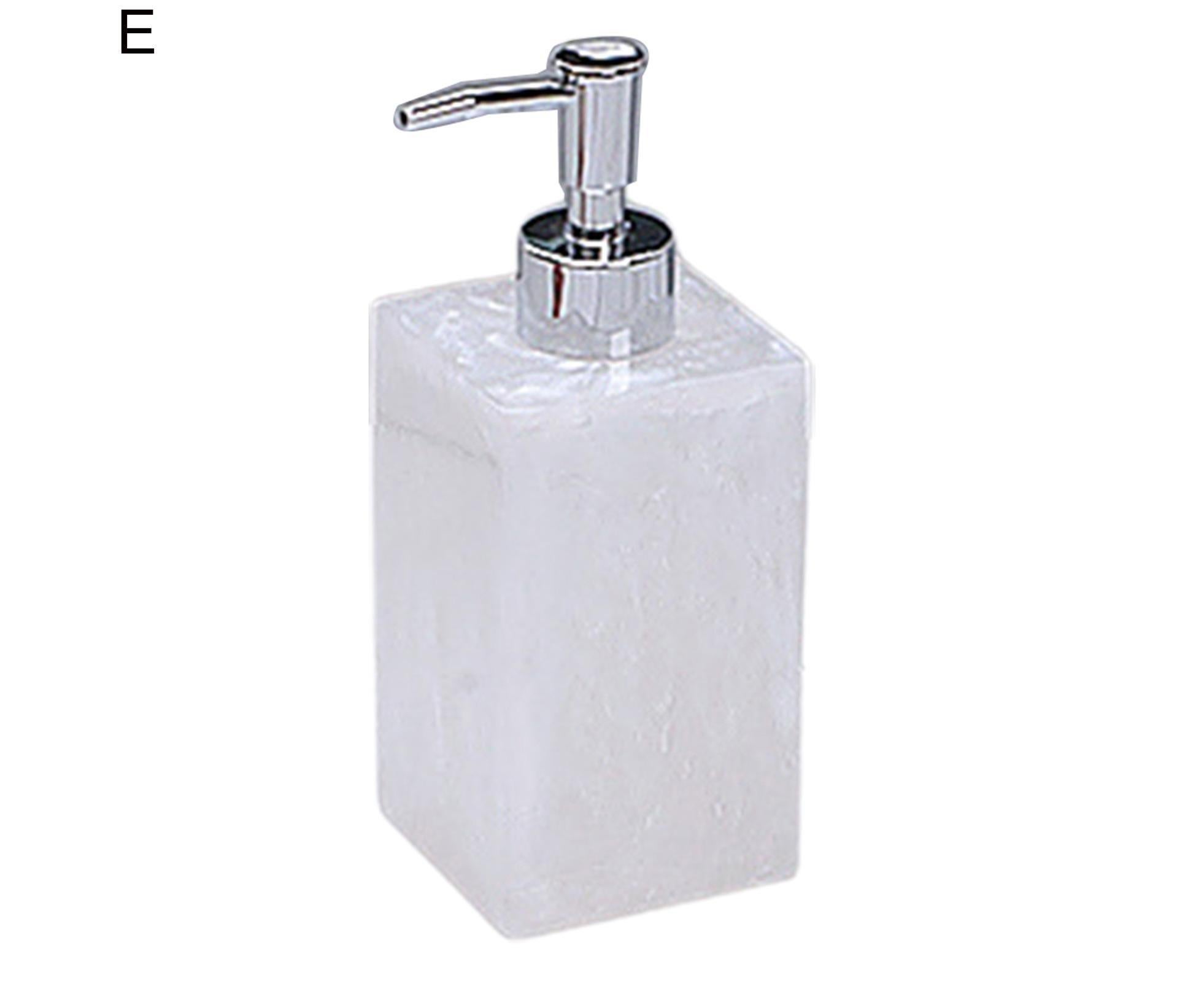500ml Empty Hand Sanitizer Bottle Refillable Versatile Resin Marbling Press Lotion Dispenser for Bathroom - Image 3