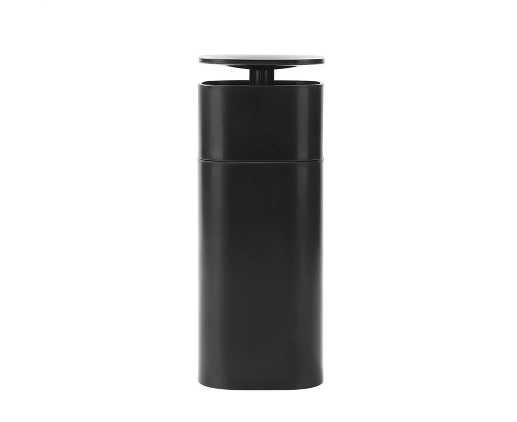 500ml Soap Dispenser Leak-proof Refillable ABS Press Type Body Wash Dispenser Bathroom Supplies -Black - Image 1