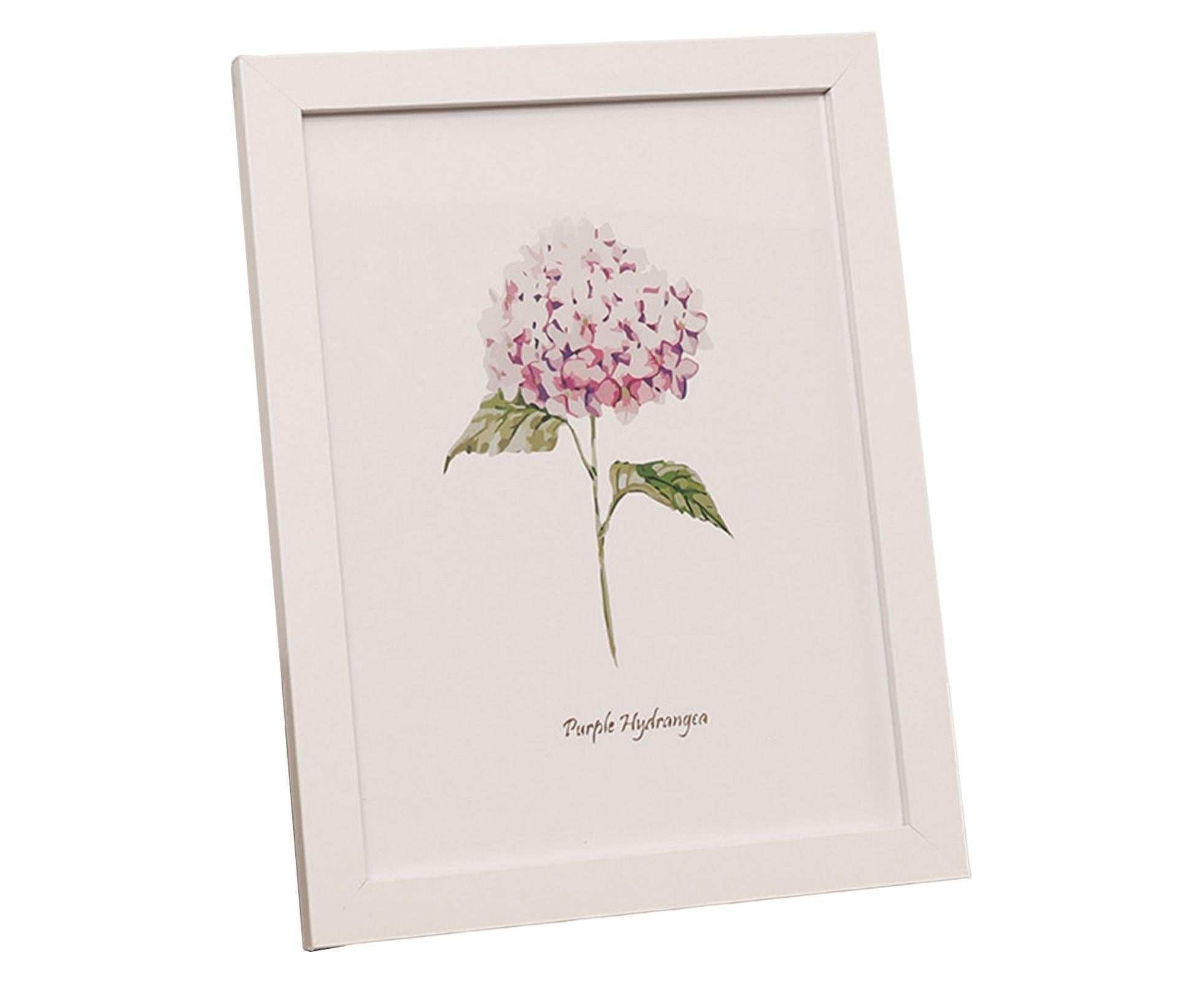 8/10-Inch Wooden Photo Frame High Clarity Glass Back Support Modern Heavy Duty Desktop Picture Display Decorative Frame Home Supplies - White 8inch - Image 1