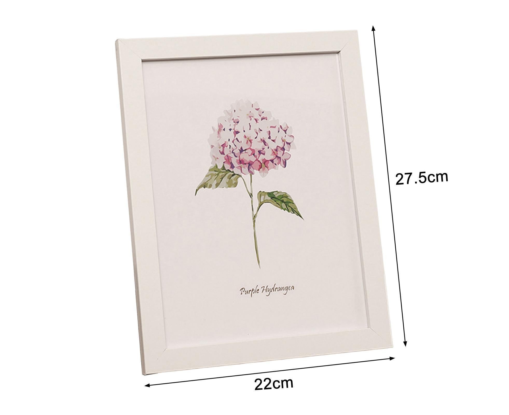 8/10-Inch Wooden Photo Frame High Clarity Glass Back Support Modern Heavy Duty Desktop Picture Display Decorative Frame Home Supplies - White 8inch - Image 4