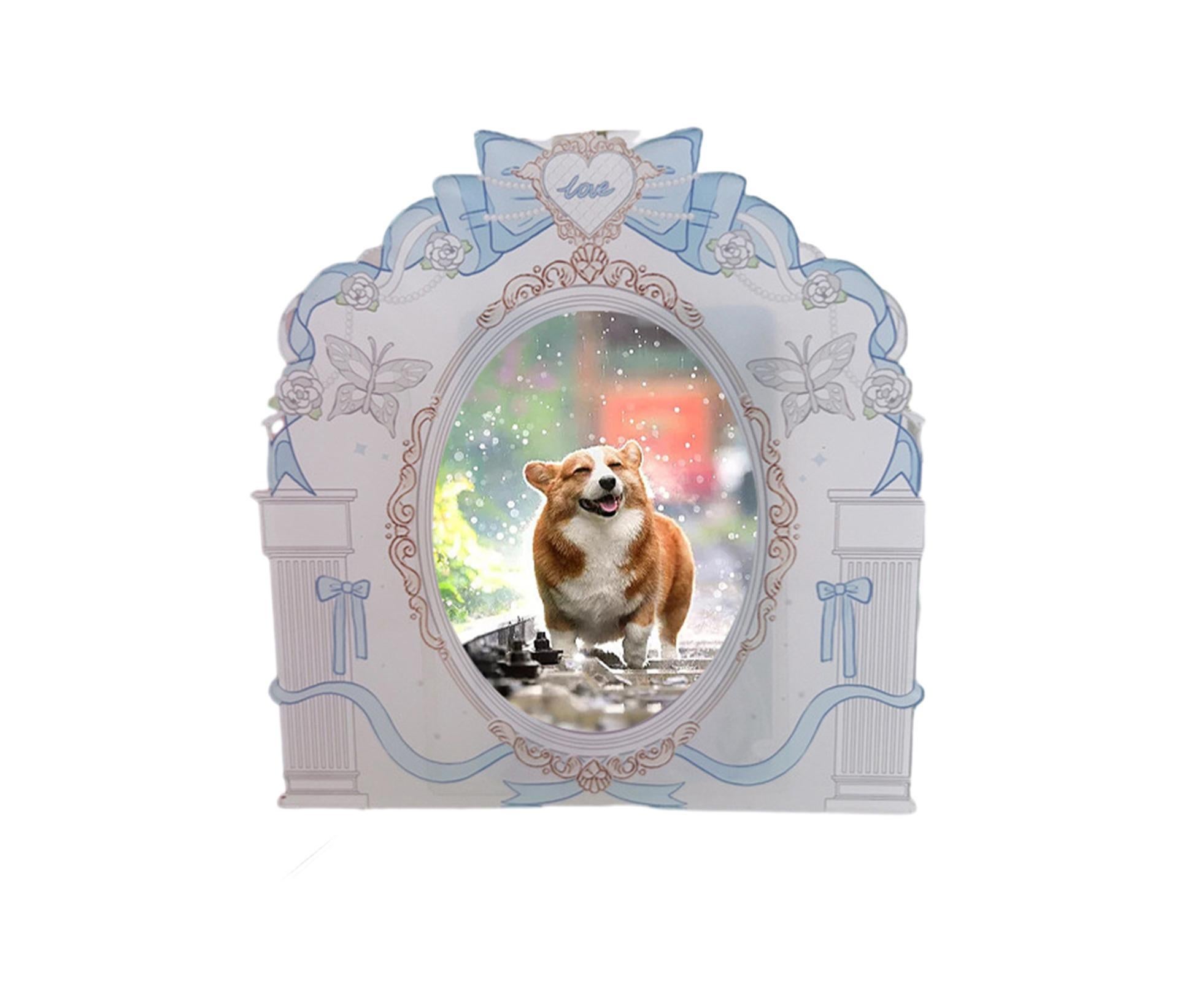 Acrylic Standing Photo Frame Stylish Desktop Decor Sturdy Dustproof Waterproof for Your Favorite Photos - Image 1