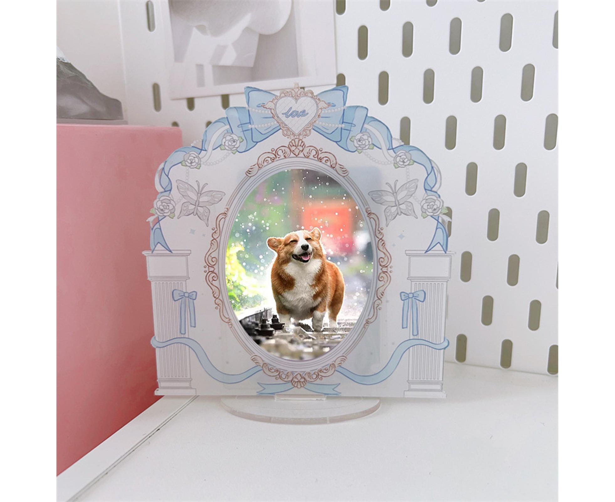 Acrylic Standing Photo Frame Stylish Desktop Decor Sturdy Dustproof Waterproof for Your Favorite Photos - Image 3