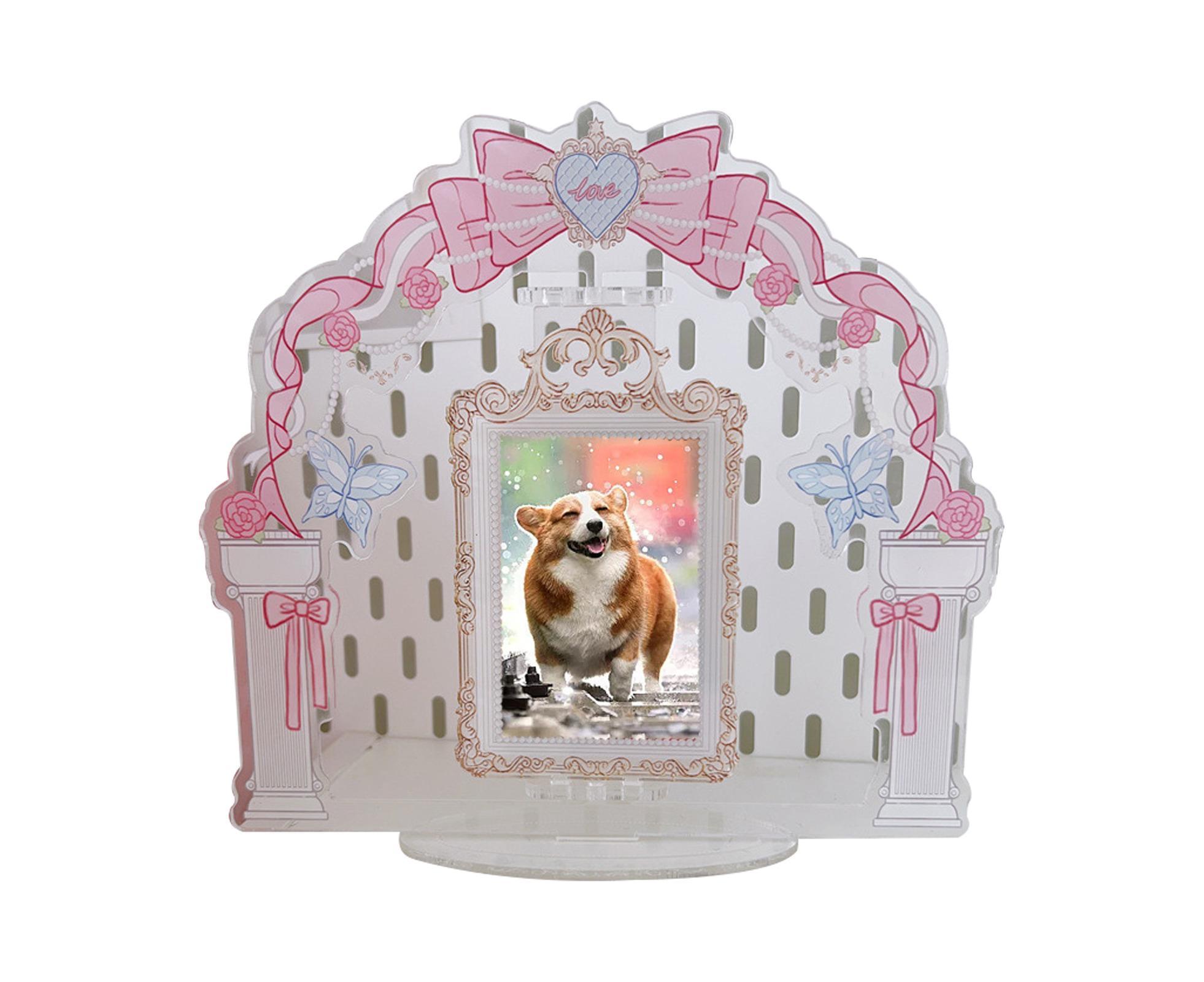 Acrylic Standing Photo Frame Stylish Desktop Decor Sturdy Dustproof Waterproof for Your Favorite Photos - Image 1
