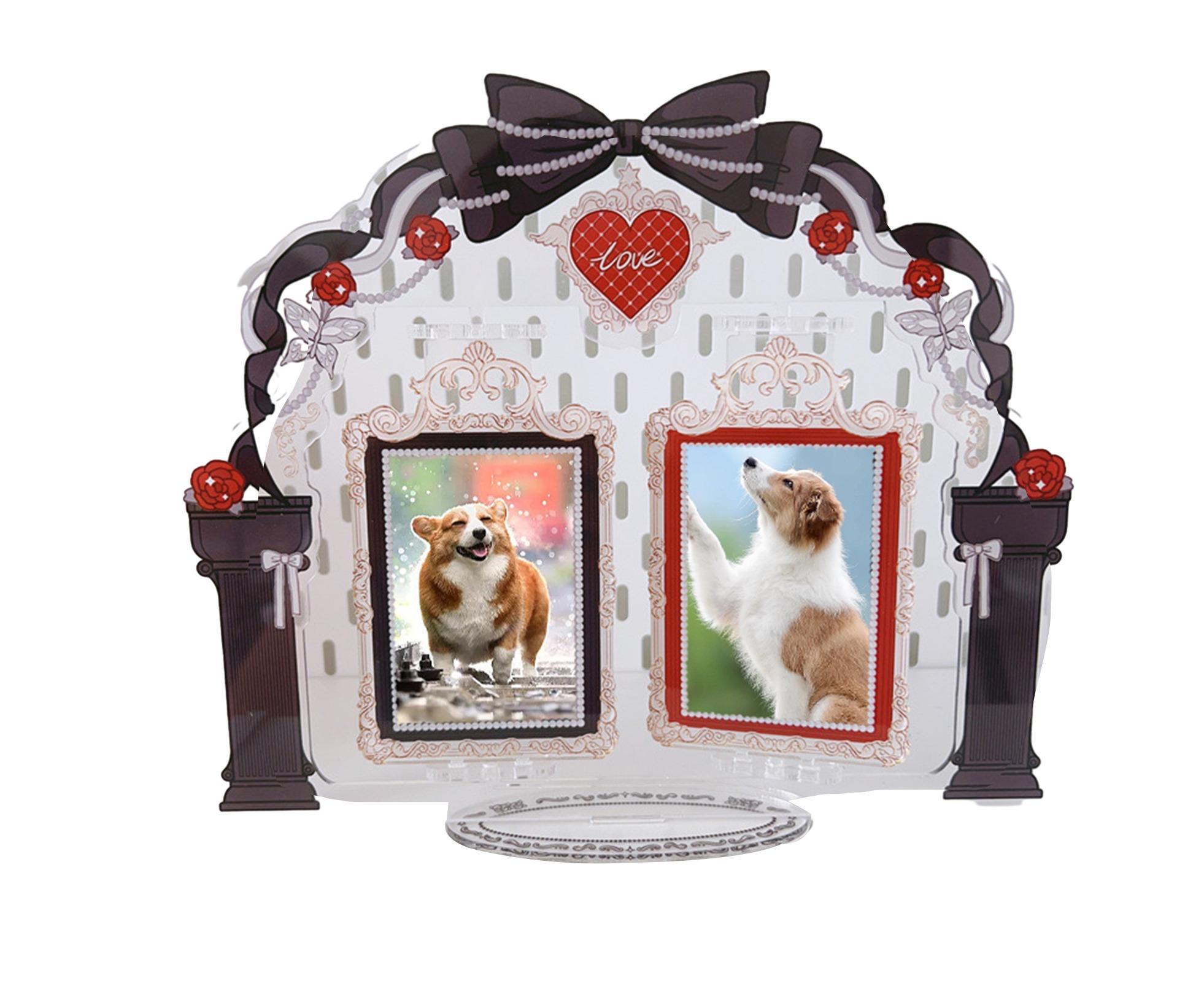 Acrylic Standing Photo Frame Stylish Desktop Decor Sturdy Dustproof Waterproof for Your Favorite Photos - Image 1