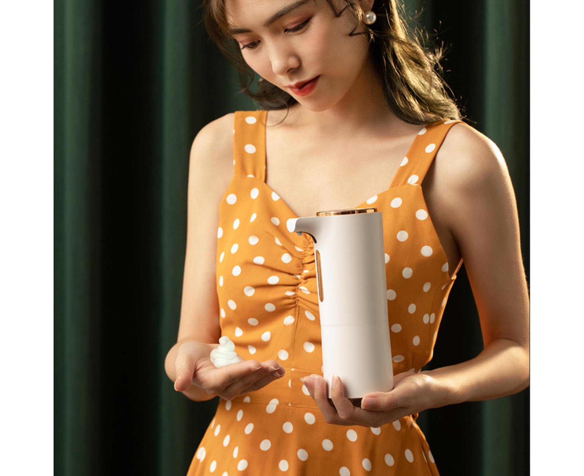 Automatic Soap Dispenser Touchless Rapid Foaming Rechargeable Infrared Induction Liquid Soap Dispenser Household Products-with Battery White - Image 5