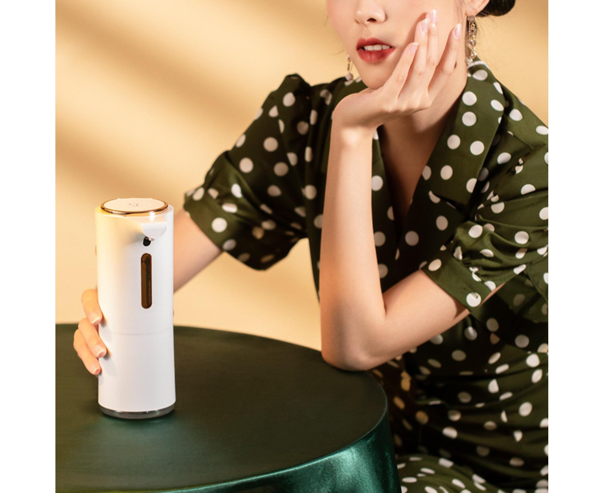 Automatic Soap Dispenser Touchless Rapid Foaming Rechargeable Infrared Induction Liquid Soap Dispenser Household Products-with Battery White - Image 6