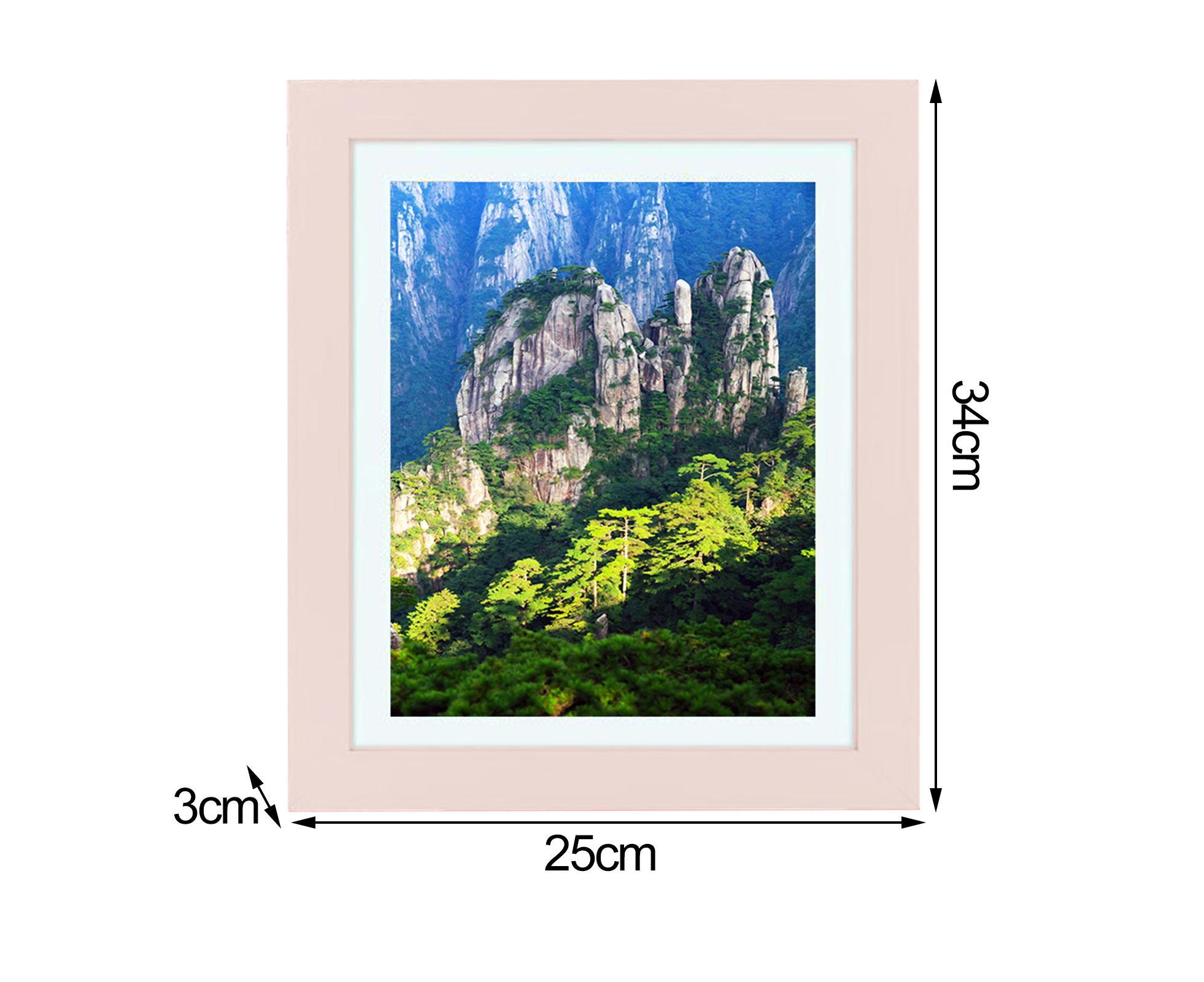babies Art Frame Front Opening Changeable Wood grip Seal Picture Photo Display Storage Frame Home Supplieslack - Image 2