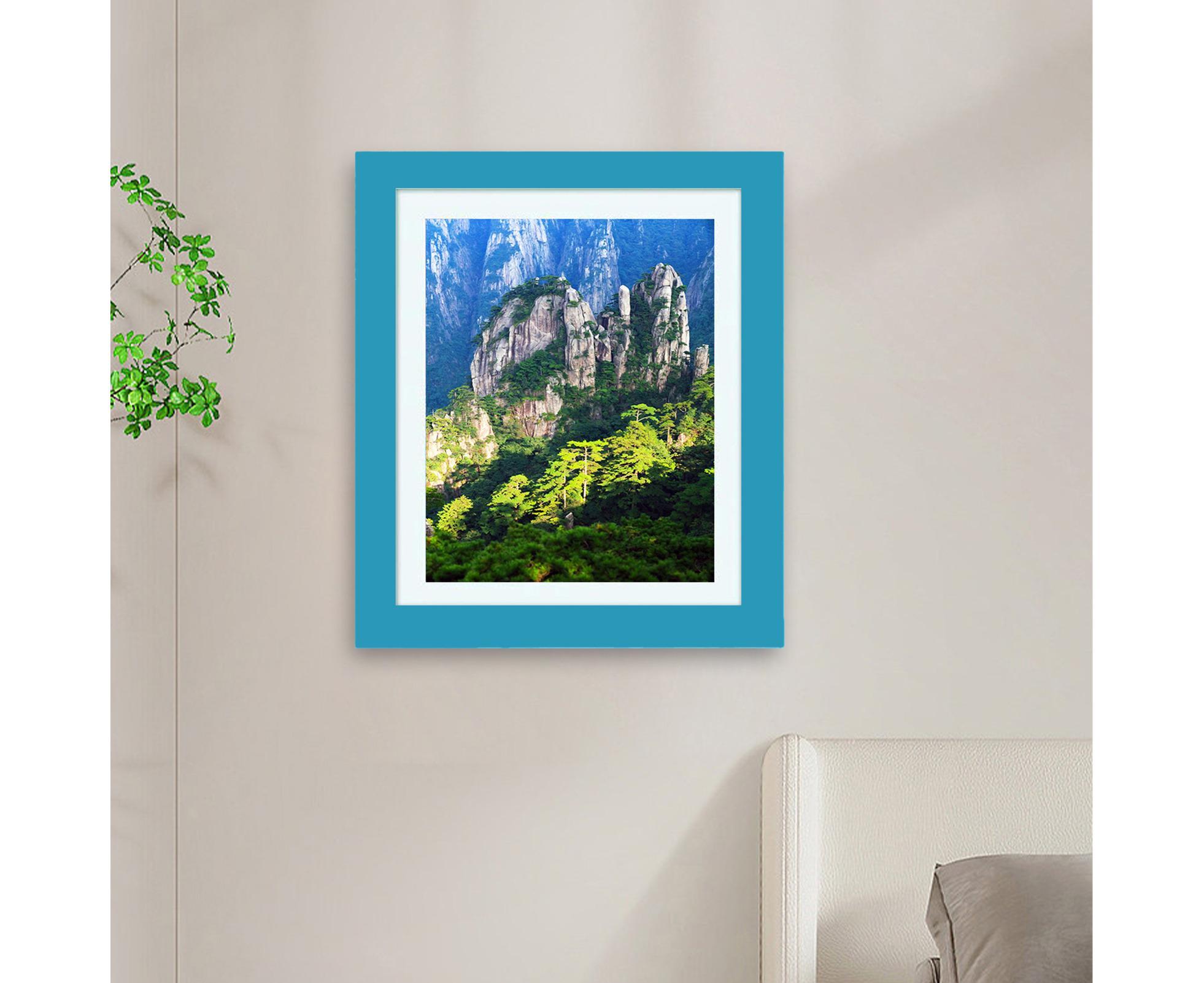 babies Art Frame Front Opening Changeable Wood grip Seal Picture Photo Display Storage Frame Home Supplieslue - Image 4