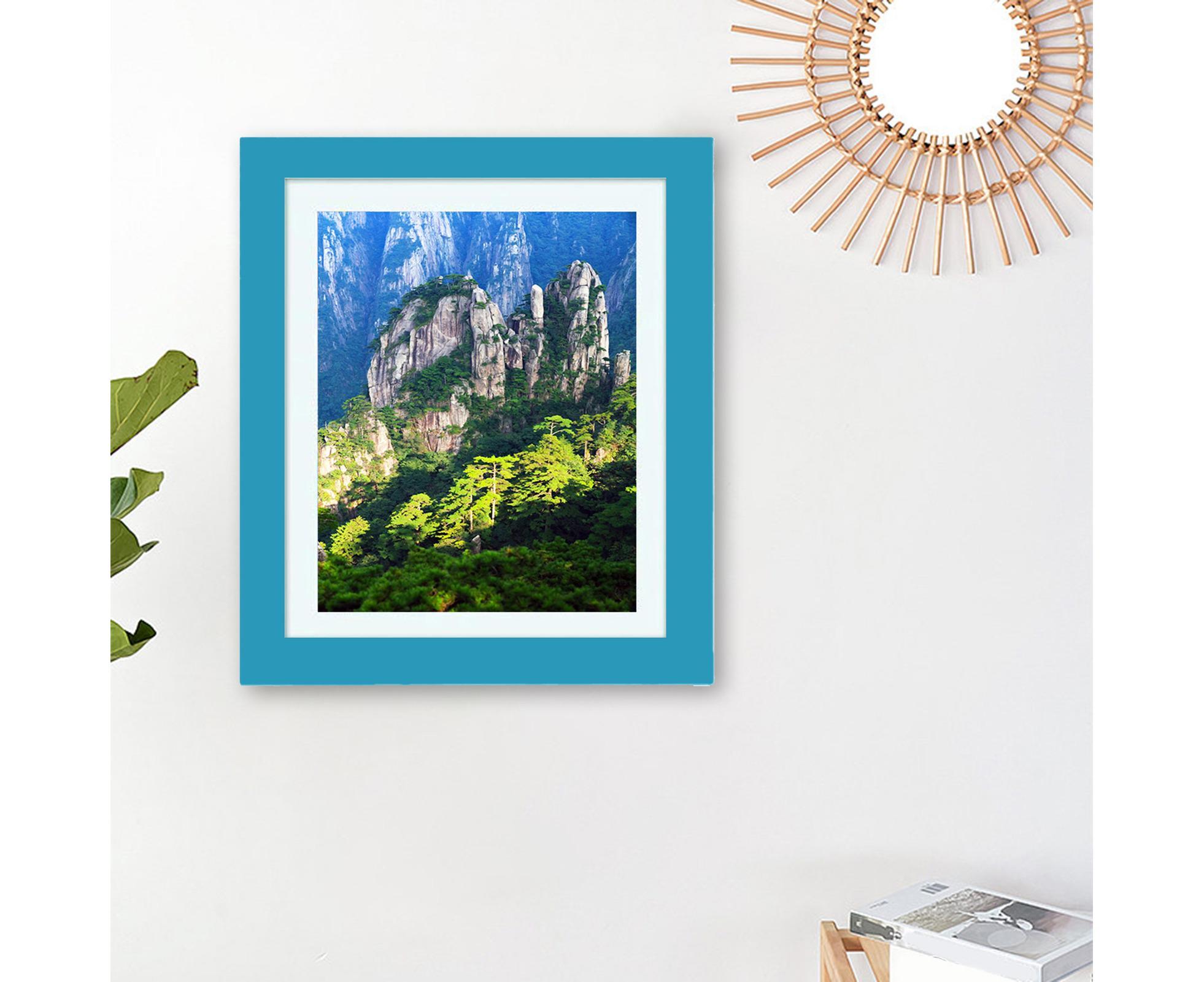 babies Art Frame Front Opening Changeable Wood grip Seal Picture Photo Display Storage Frame Home Supplieslue - Image 5