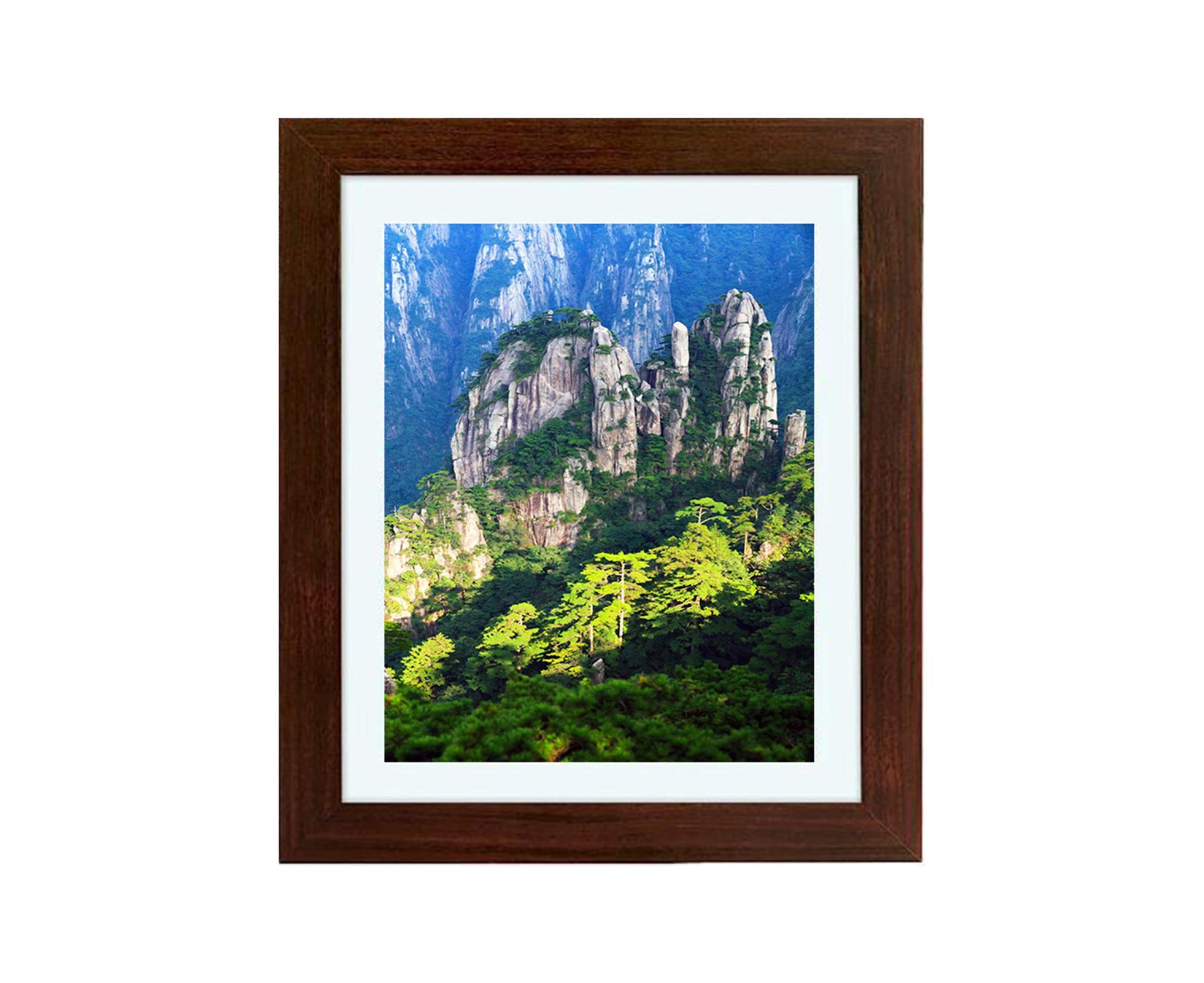 babies Art Frame Front Opening Changeable Wood grip Seal Picture Photo Display Storage Frame Home Suppliesrown - Image 1