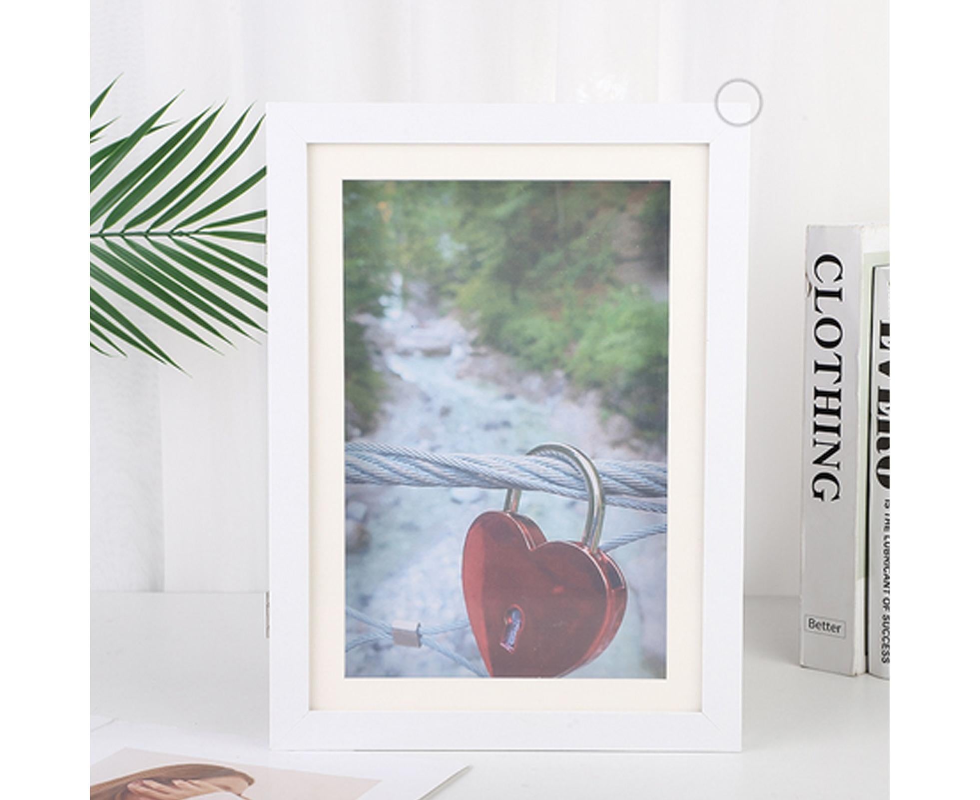 babies Artwork Frame Front Opening Picture Frame High Strength Easy Installation Artwork Craft Photo Frame Hanging Wall Decor - White - Image 3