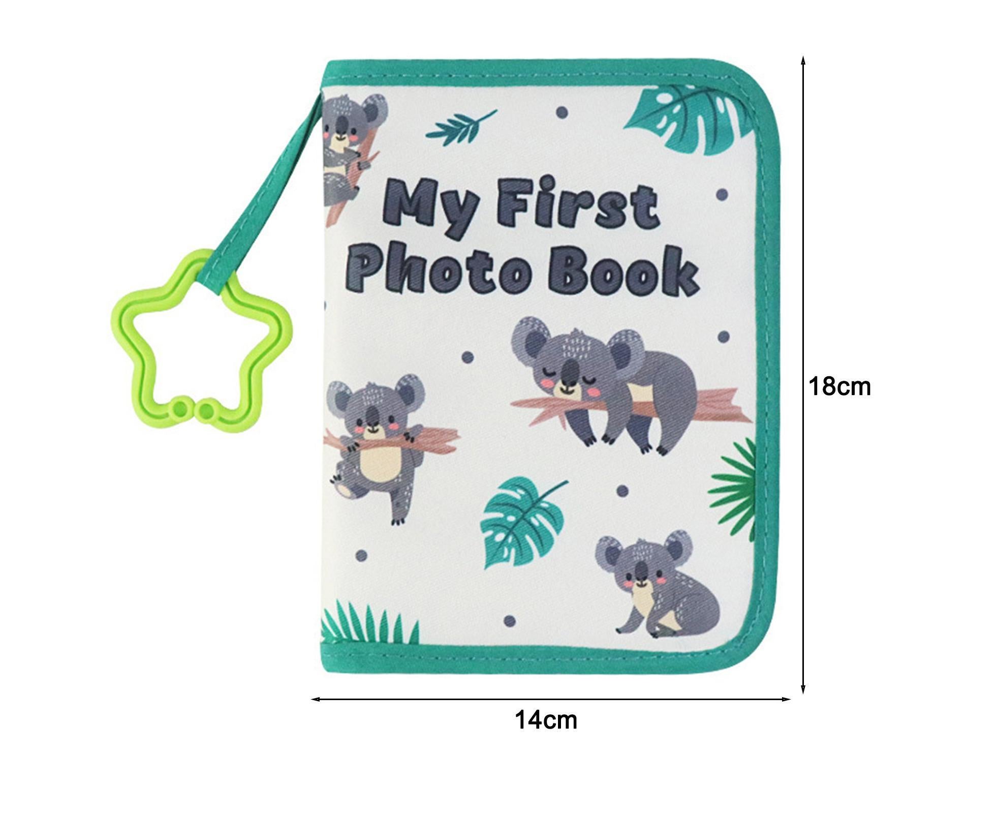 babies Photo Album Promote Brain Development Create Lasting Memories Soft Cloth Photo Book for babiess - Grey - Image 2