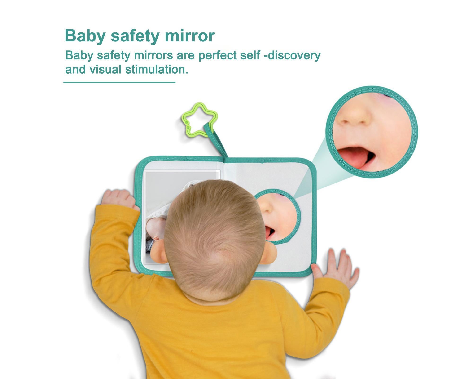 babies Photo Album Promote Brain Development Create Lasting Memories Soft Cloth Photo Book for babiess - Light Green - Image 5