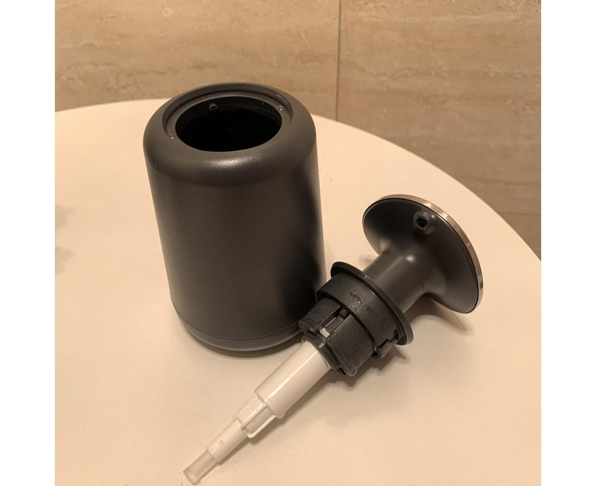 Bathroom Kitchen Lotion Shampoo Liquid Soap Dispenser Plastic Storage Bottle-Black - Image 8