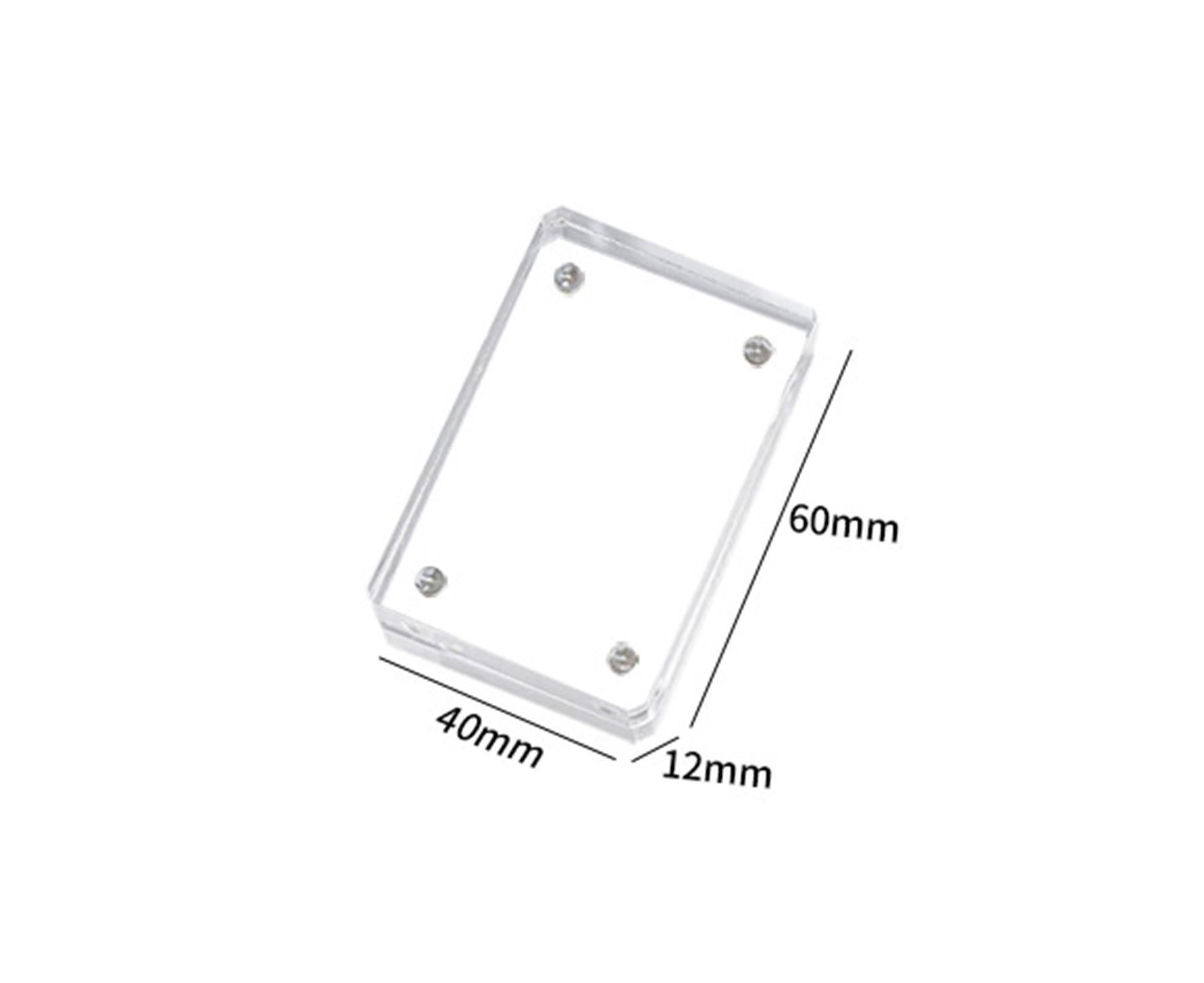 Card Brick grip Suction Transparent Visible DIY Store Photos Gradient Color Flowing Sand Mahjong Size Card Case Album Home Supply - Pink - Image 2