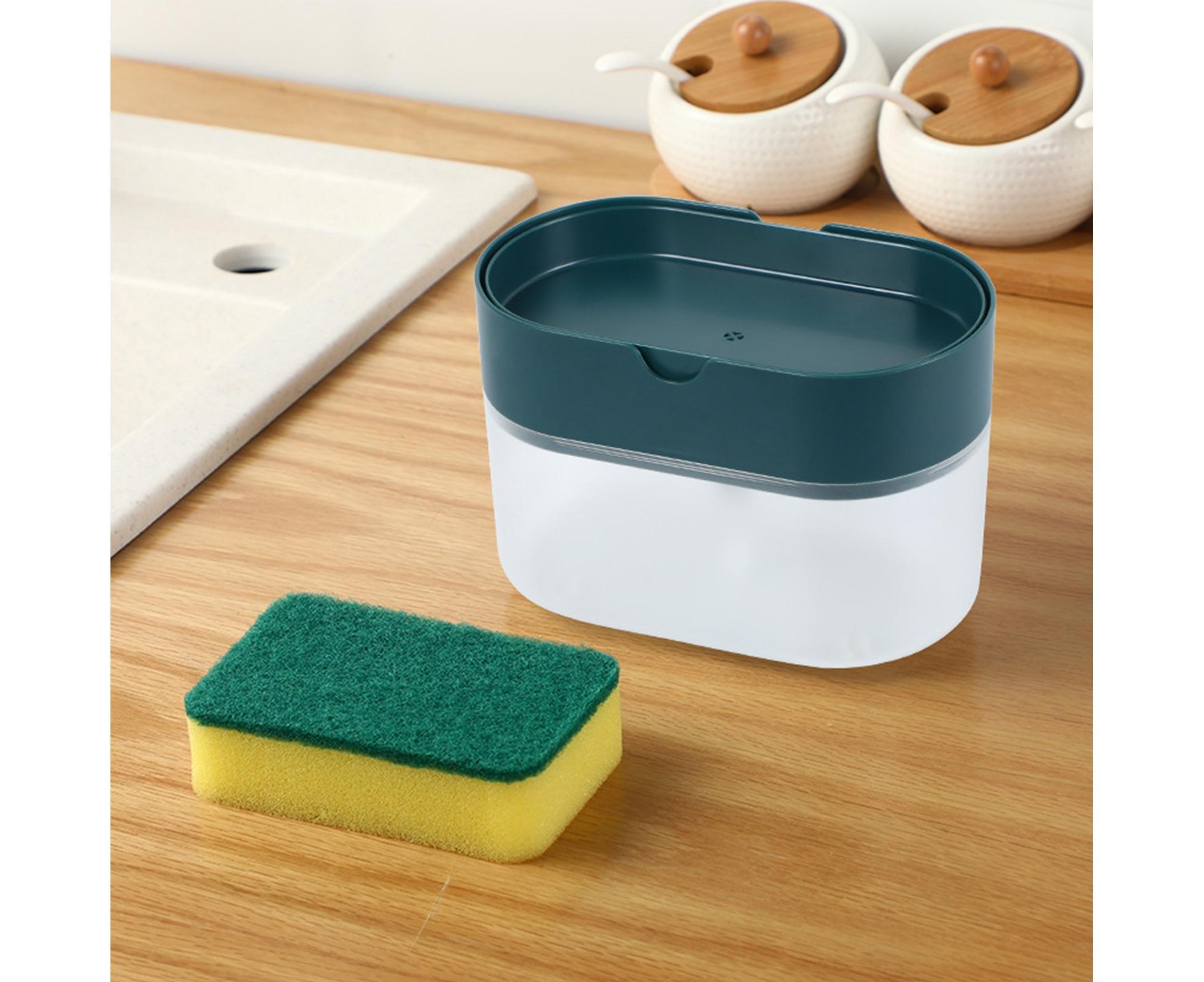 Dish Soap Dispenser Detachable 2 in1 Plastic Wide Application Soap Pump Dispenser for Kitchen - Image 3