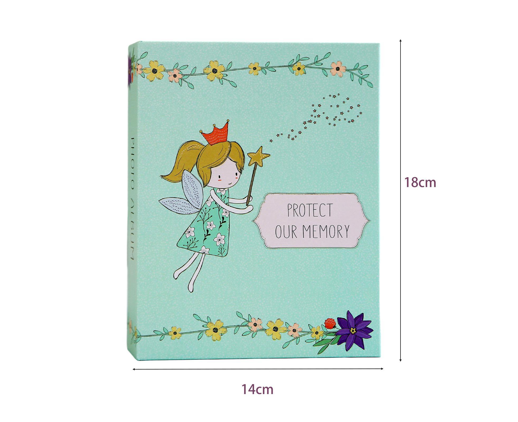 Hardcover Photo Album Large Capacity 100 Clear Pockets DIY Family Wedding Anniversary Picture Collection Photo Holder Home Supplies - Orange - Image 2