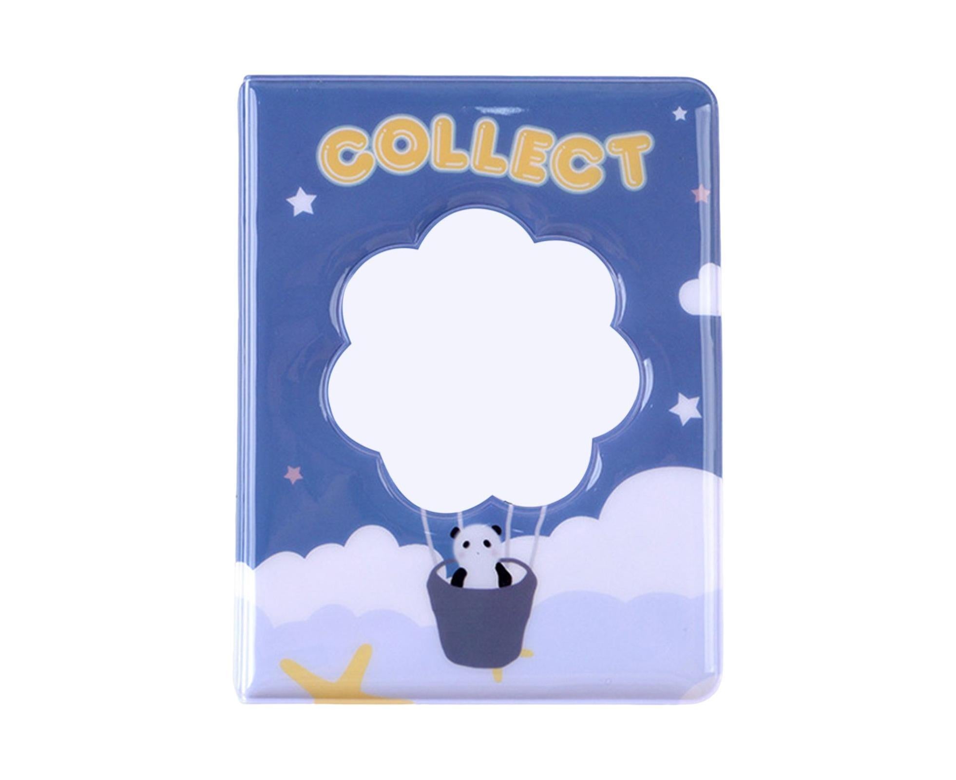 Inserted Type Photo Album Waterproof 36 Pockets Souvenir Not-yellowing Picture Book for Photograph-Blue - Image 1