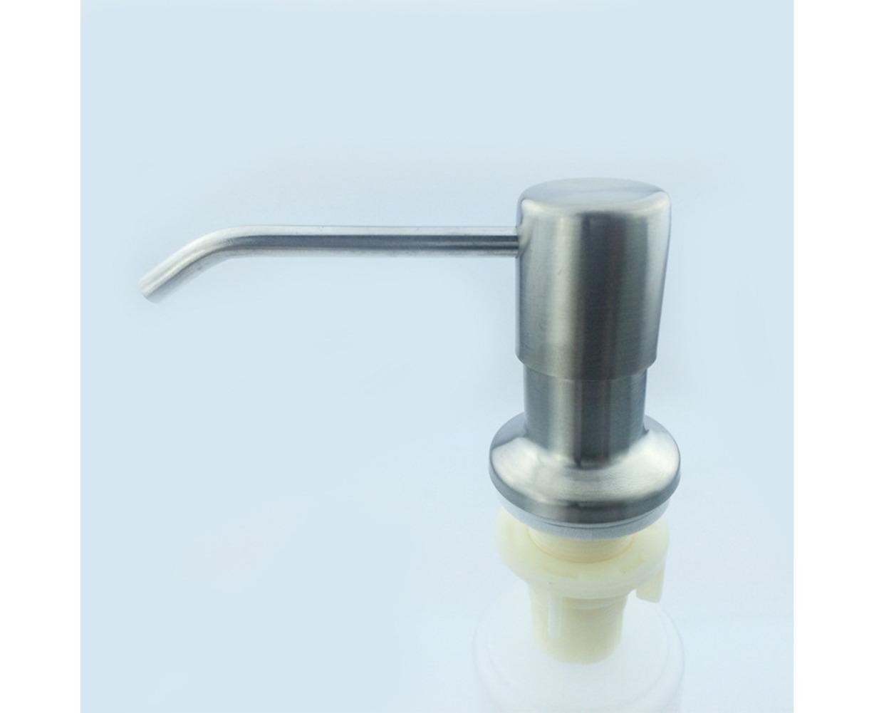 Kitchen Bathroom Stainless Steel Pump Lotion Sink Soap Dispenser Press Bottle - Image 4
