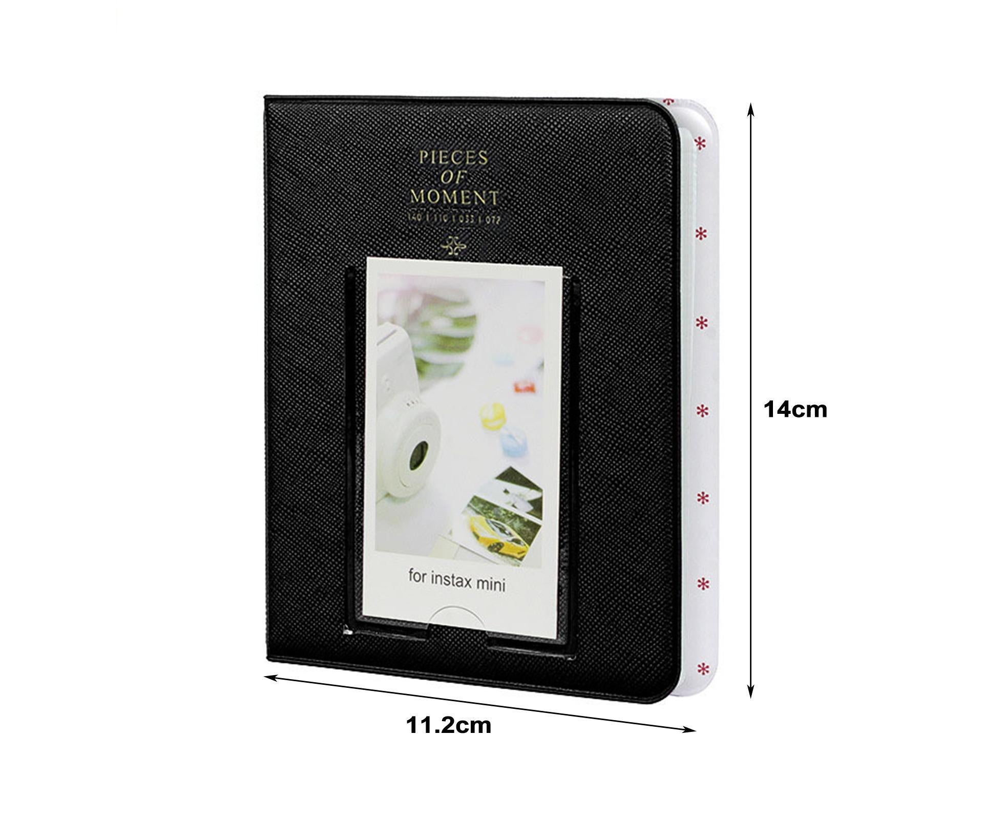 Large Capacity Photo Album Bright Color Compact Mini Picture Collect Book Postcard Holder for Students - Purple - Image 2