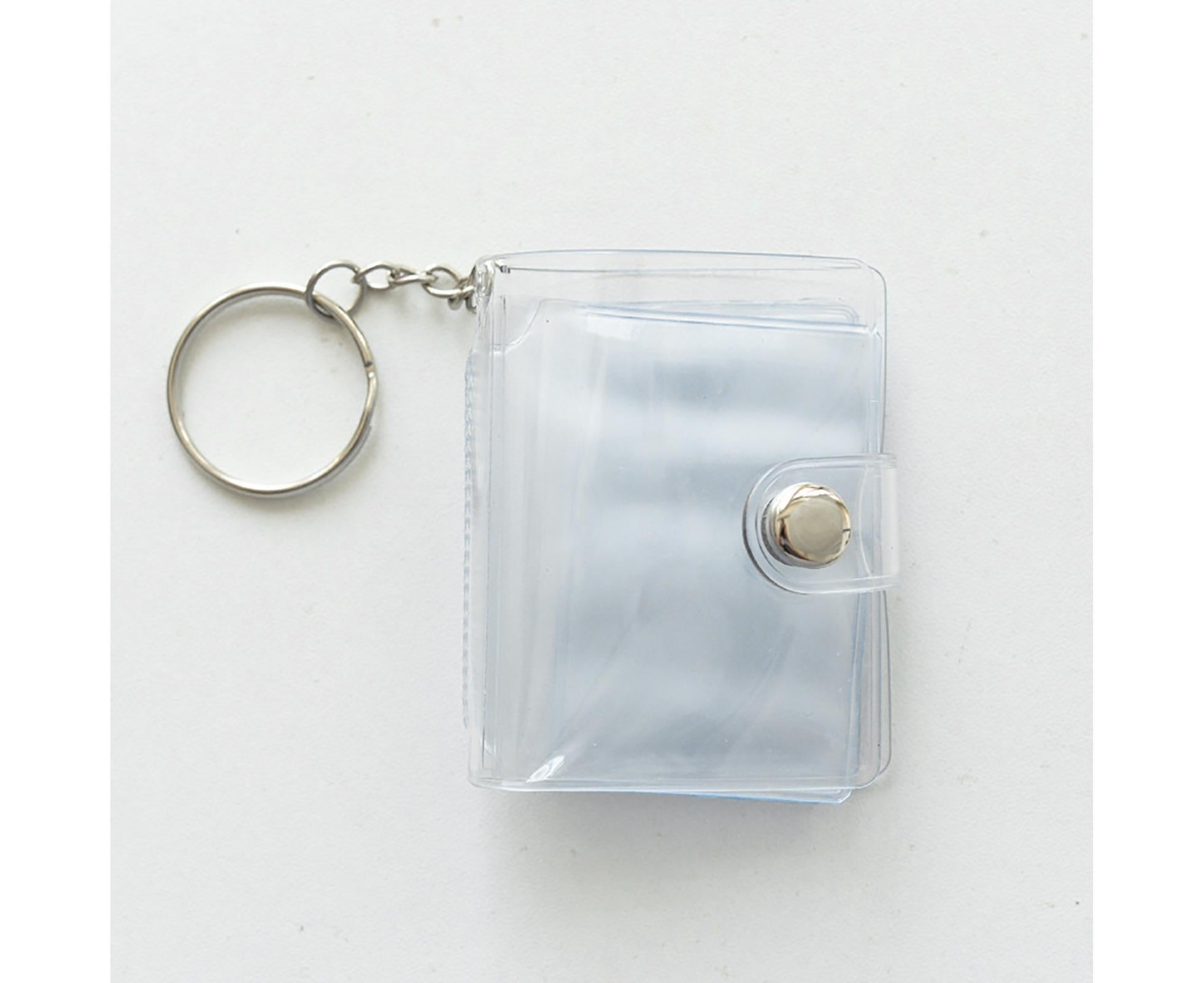 Mini Photo Album Flip Page Sequins Transparent Snap Hanging Ring 16 Pockets Card Photo Holder Memory Giftlear - Image 4