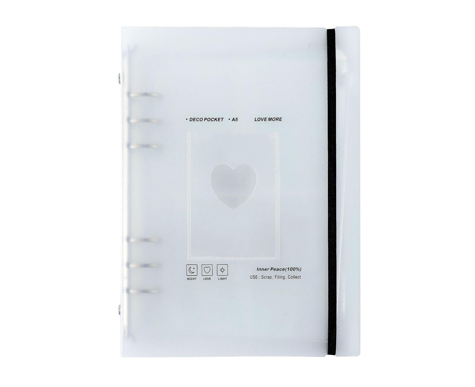Photo Album Large Capacity Inserted Type Dustproof Souvenir A5 Loose-leaf 3 Inches Stars Photos Binder for Student - Image 1