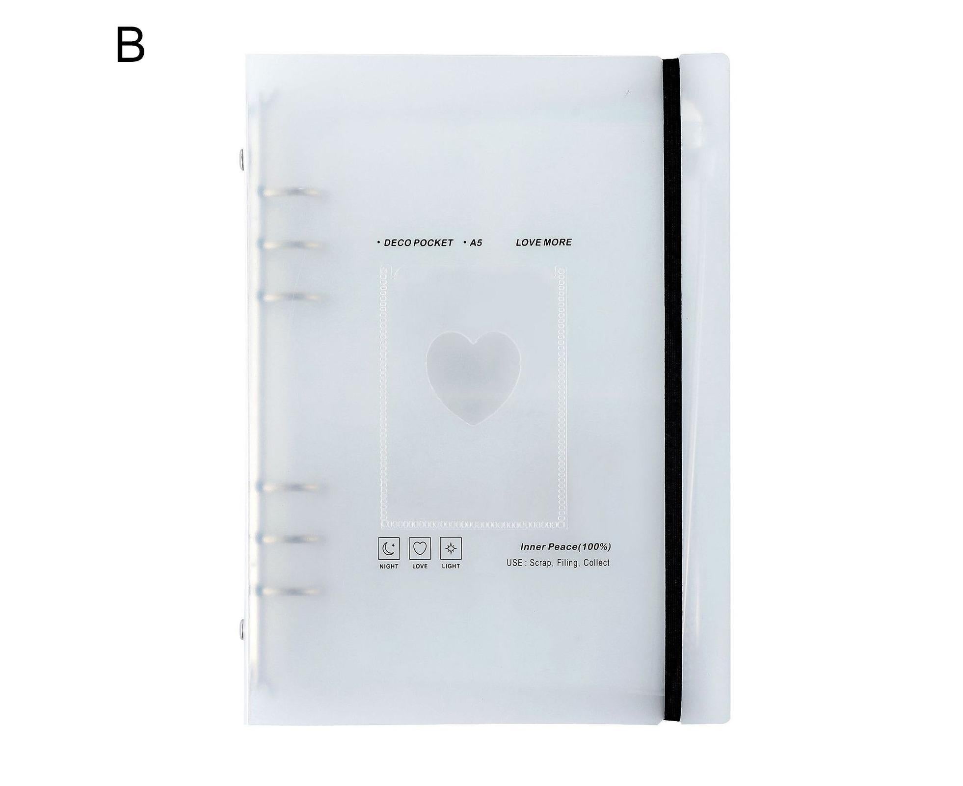 Photo Album Large Capacity Inserted Type Dustproof Souvenir A5 Loose-leaf 3 Inches Stars Photos Binder for Student - Image 3
