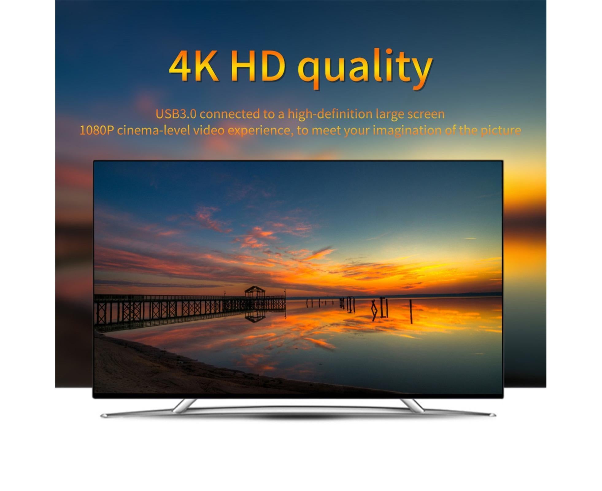 HDMI-compatible to USB High Clarity Board Game Record Live Streaming Broadcast Video Capture Card - Grey - Image 3