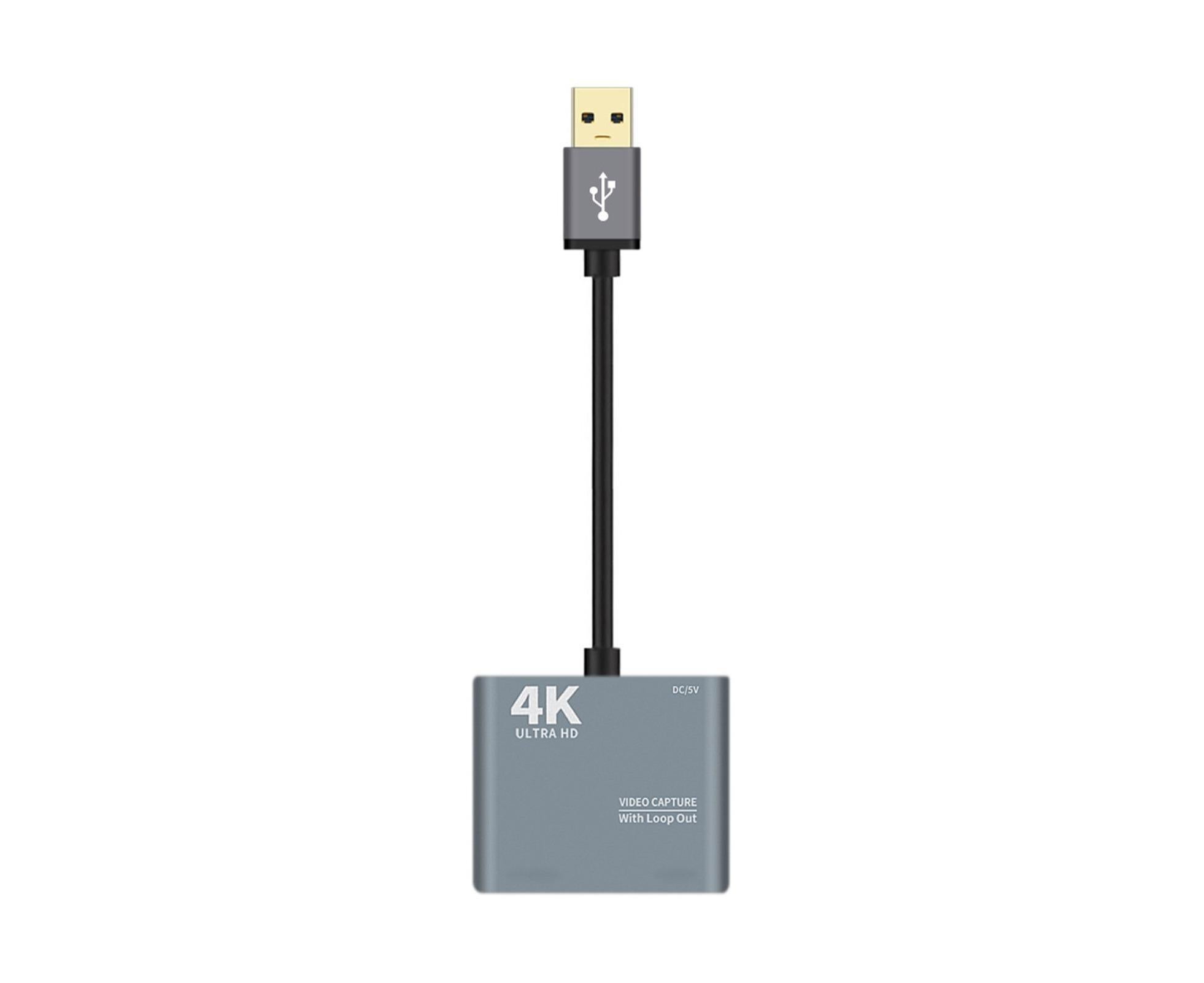 HDMI-compatible to USB High Clarity Board Game Record Live Streaming Broadcast Video Capture Card - Grey - Image 5